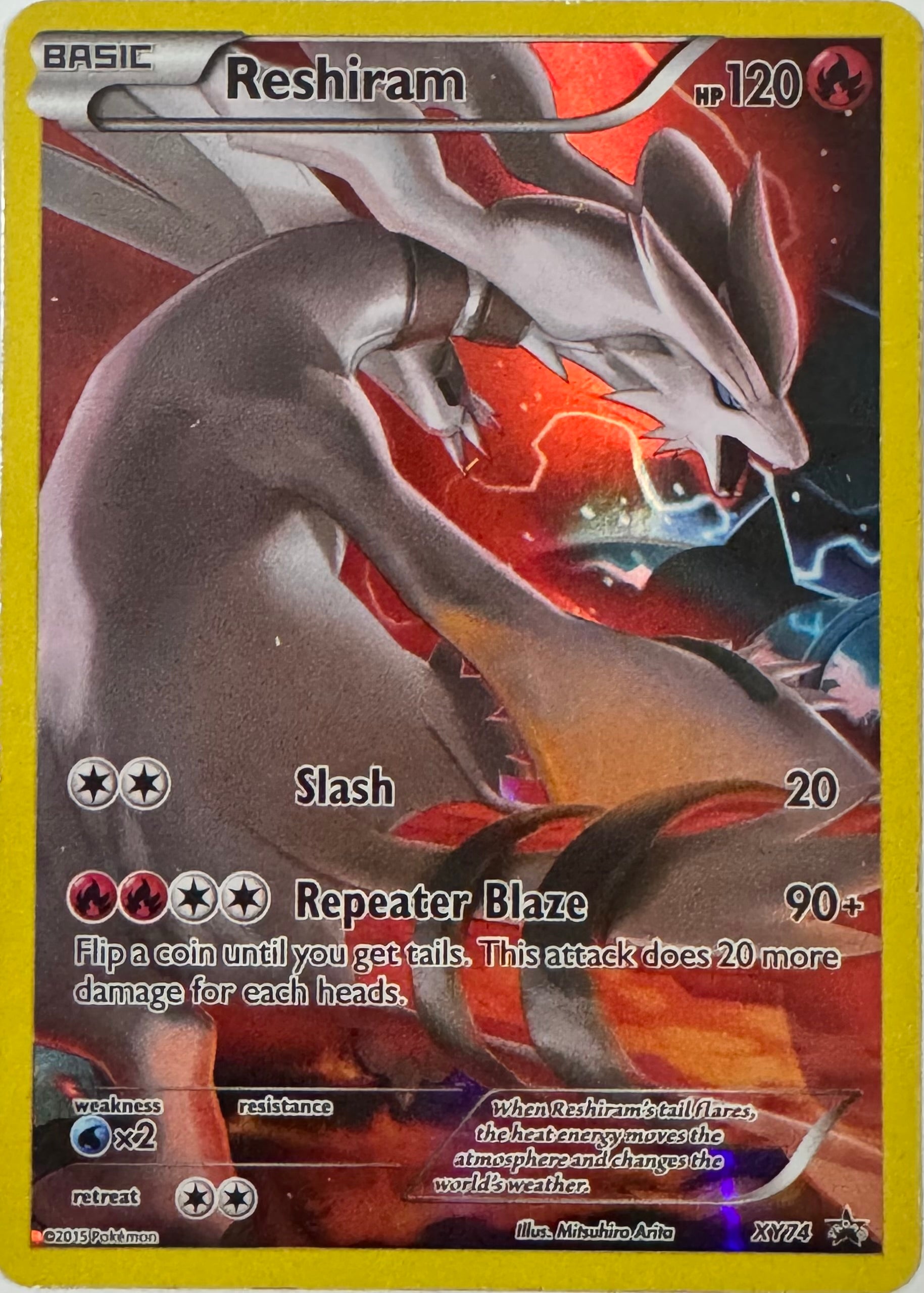 Pokemon Tcg Reshiram Xy74 Promo