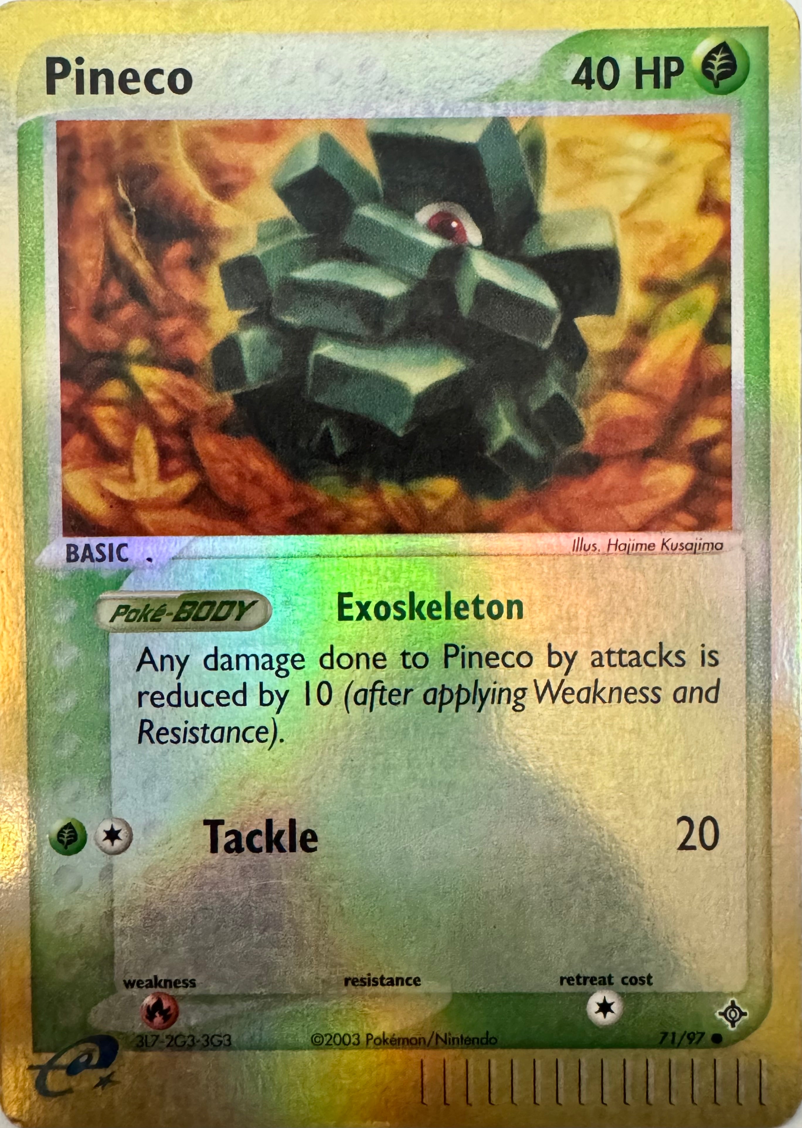 Pokemon Tcg Pineco 71/97 Reverse