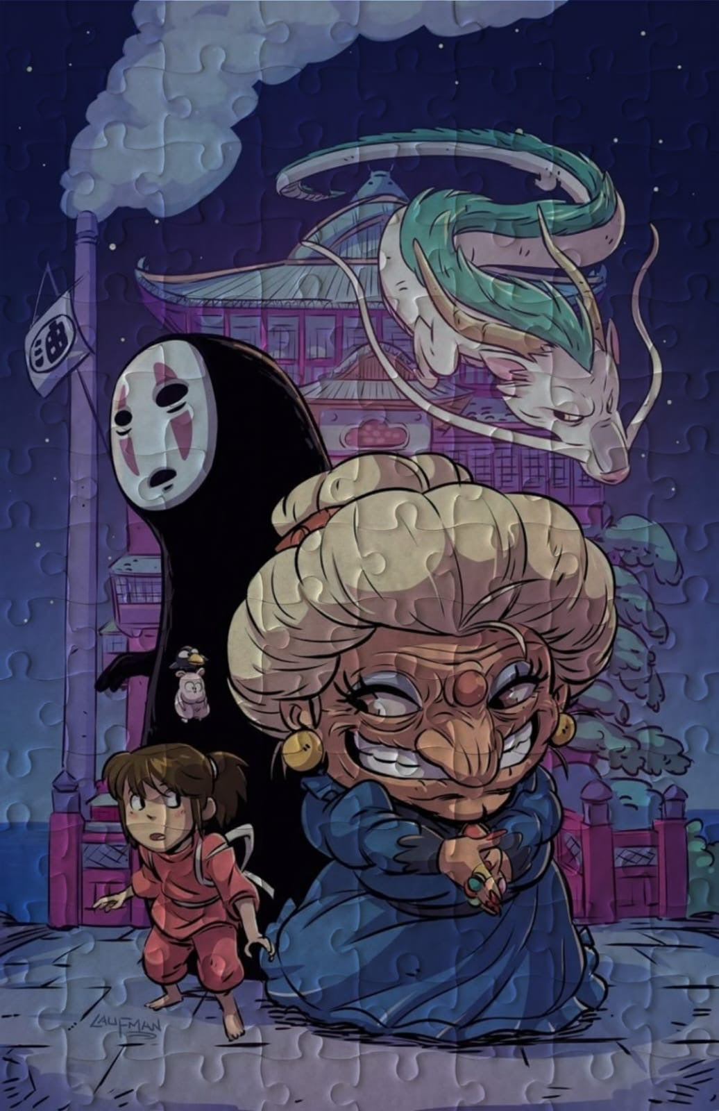 Rompecabezas El Viaje De Chihiro 120 Piezas