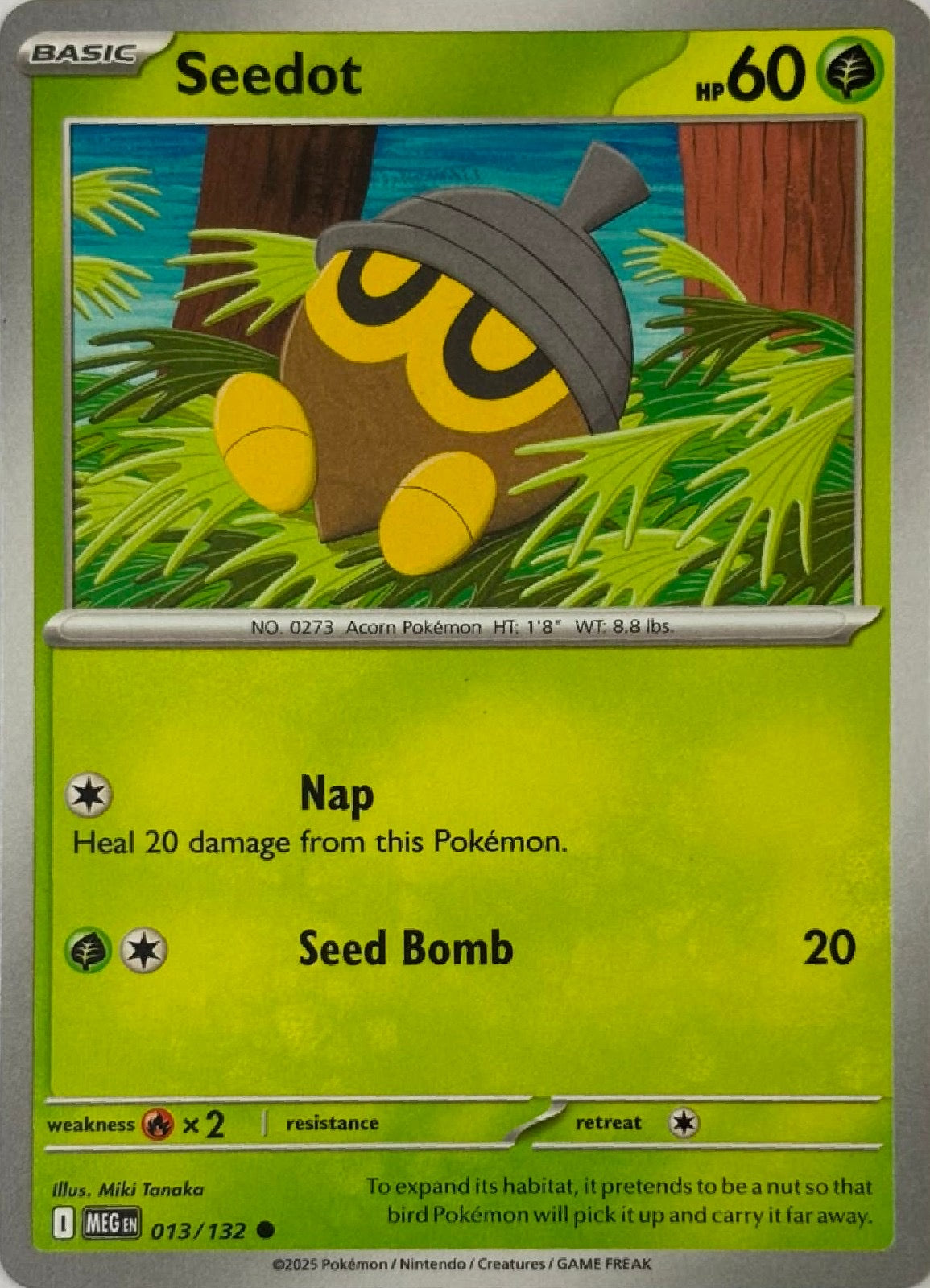 Pokemon Tcg Seedot 013/132
