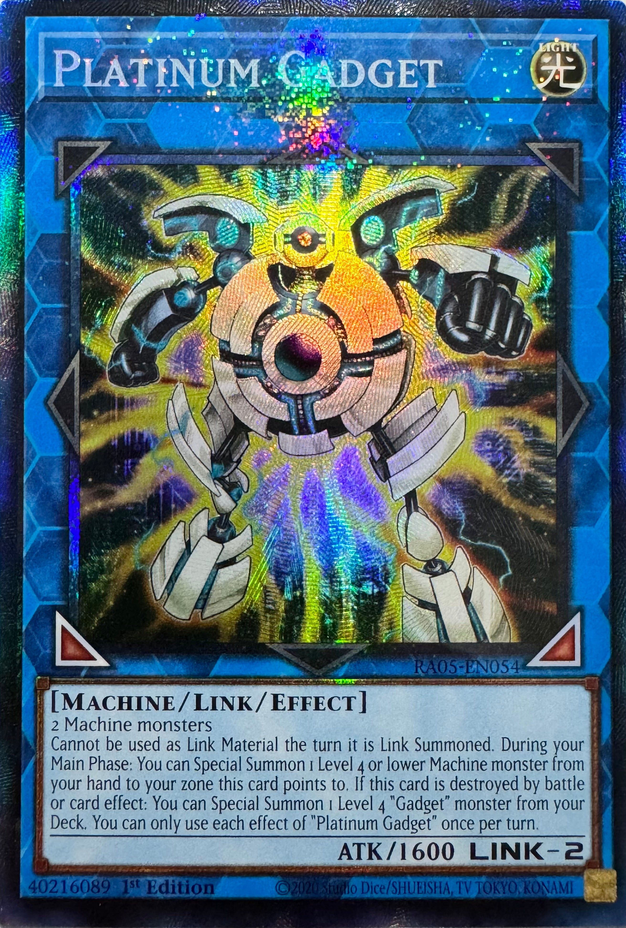 Yugioh! Platinum Gadget Ra05-en054 1st Edition Collector