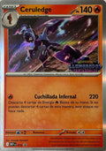 Pokemon Tcg Ceruledge 014 Holo (Español)(Llamaradas Fantasmales)