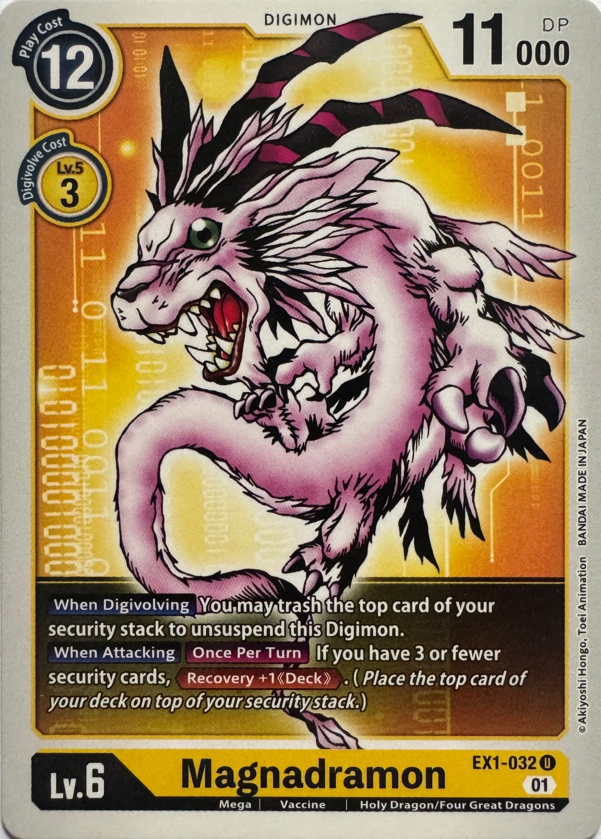 Digimon Tcg Magnadramon Ex1-032