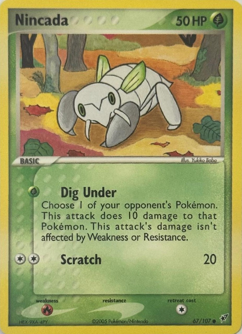 Pokemon Tcg Nincada 67/107