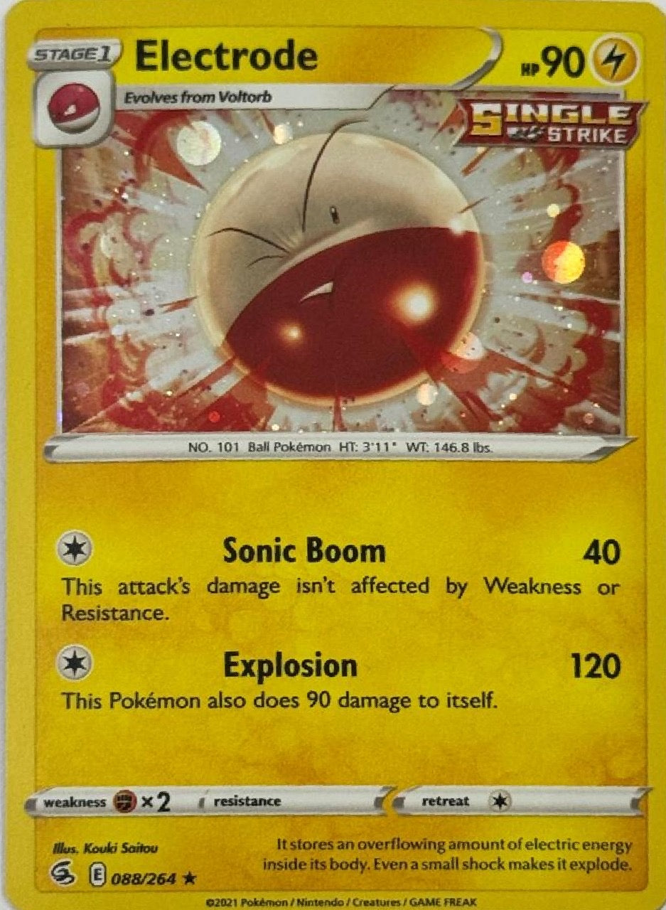 Pokemon Tcg Electrode 088/264 holo