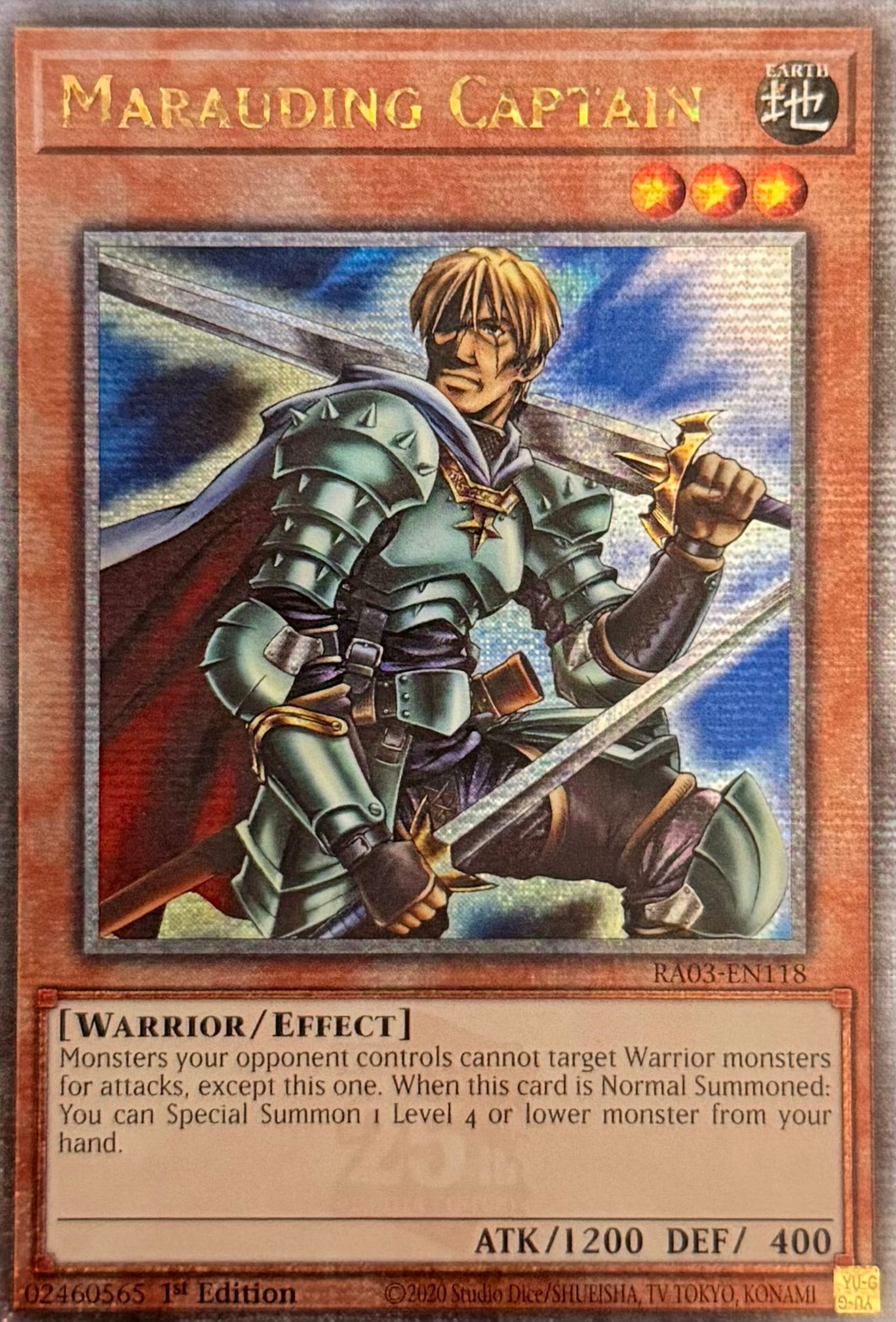 Yugioh! Marauding Captain RA03-EN118 Quarter Century