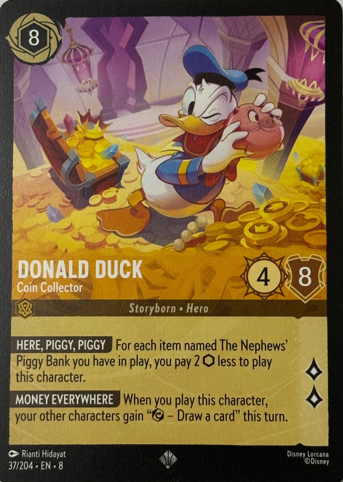 Disney Lorcana Donald Duck 37/204