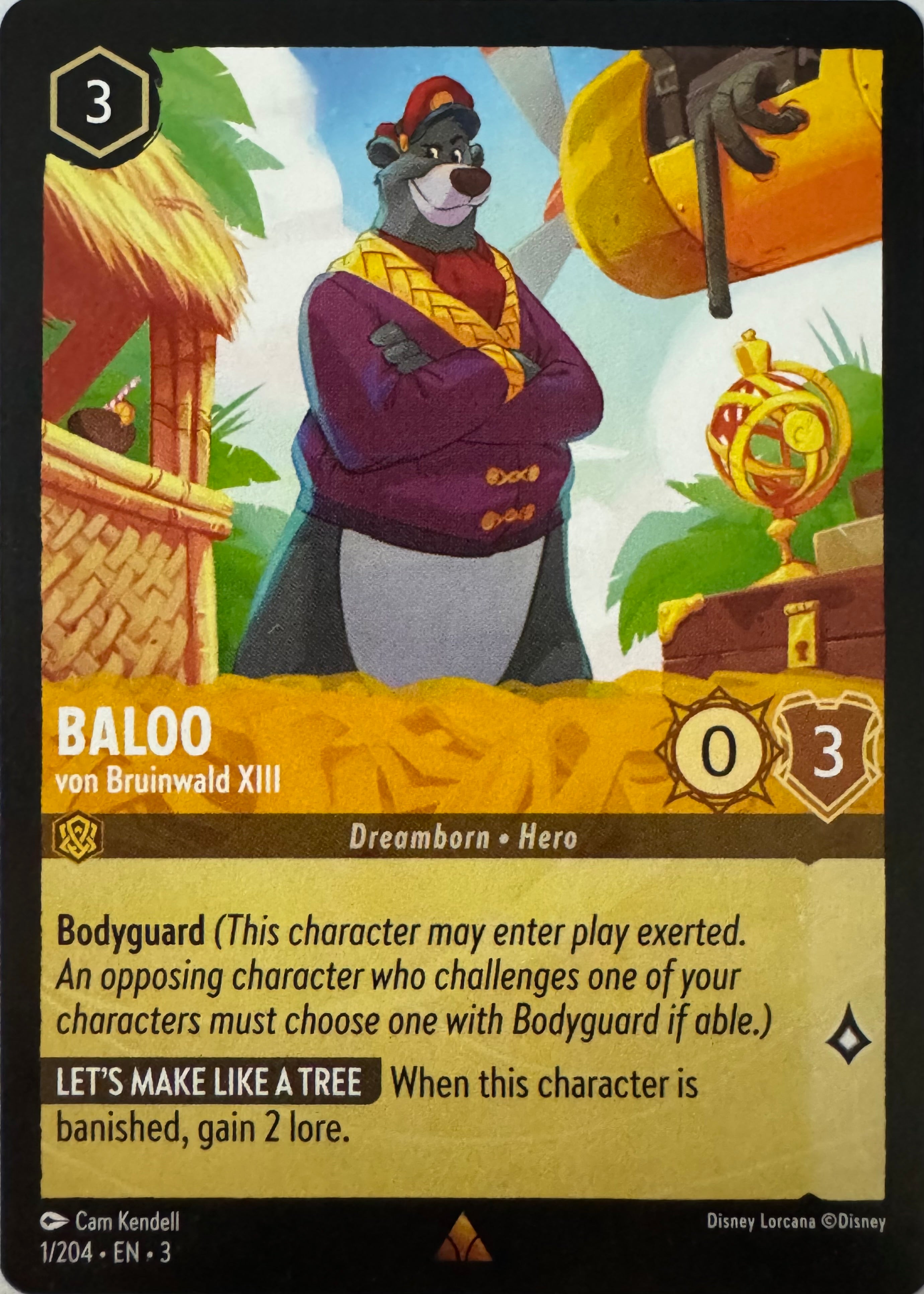Disney Lorcana Baloo 1/204
