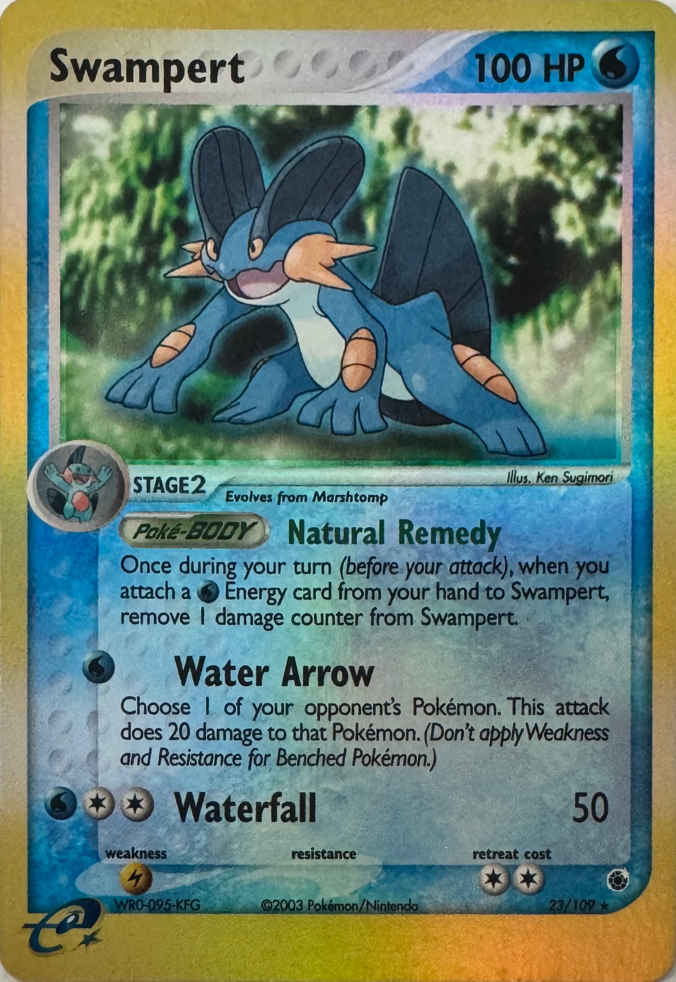 Pokemon Tcg Swampert 23/109 Reverse