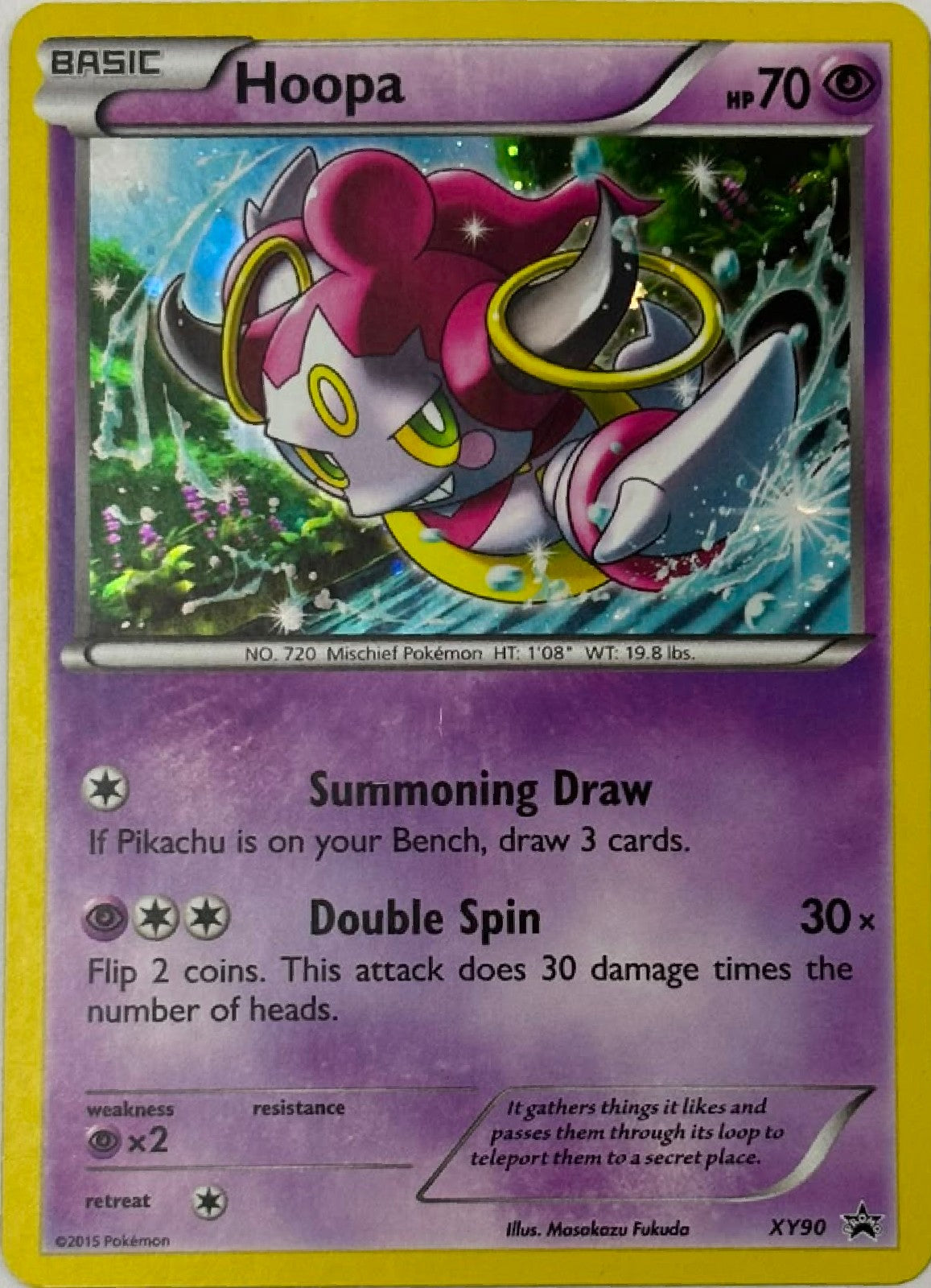 Pokemon Tcg Hoopa Xy90 Holo Promo