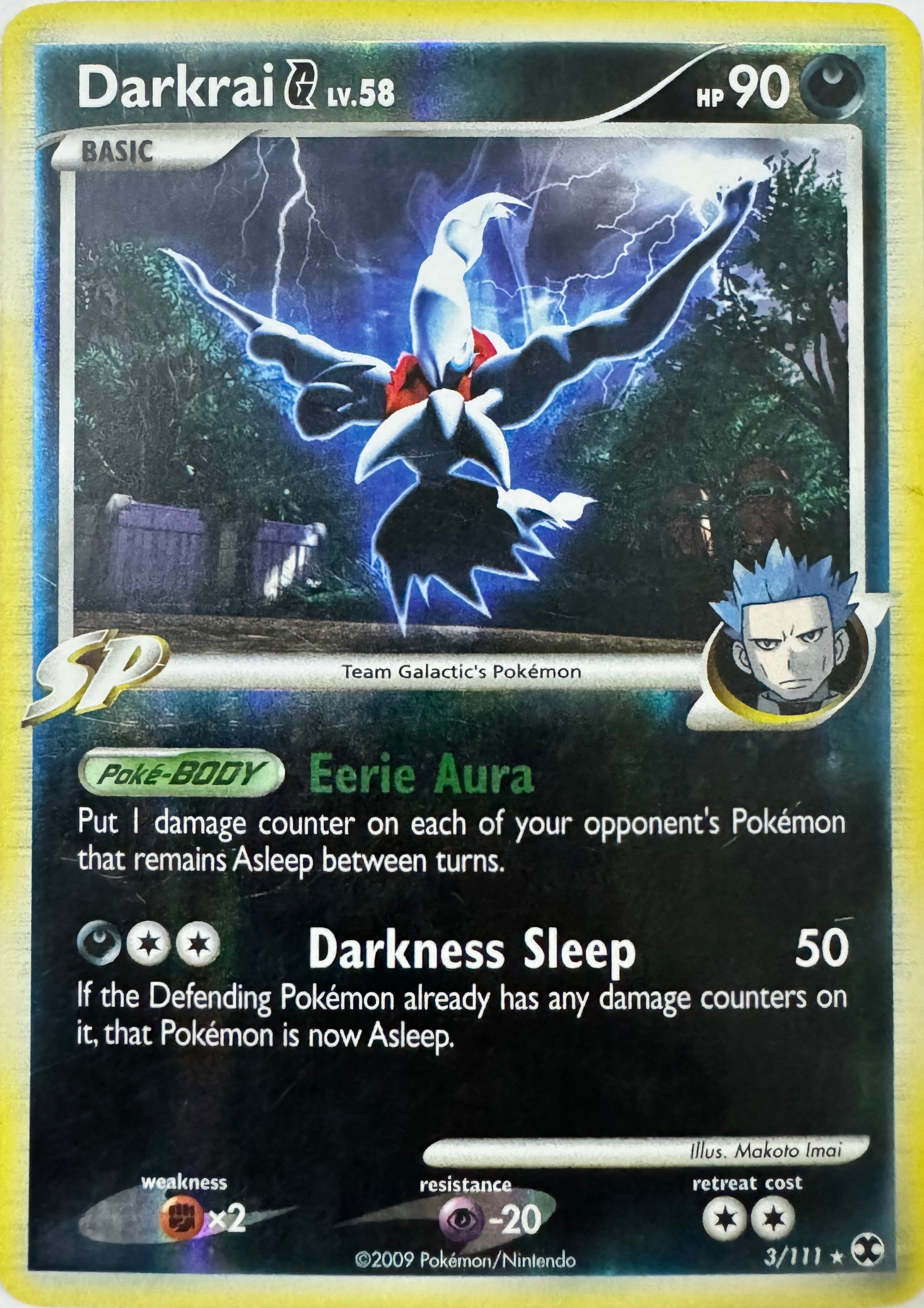 Pokemon Tcg Darkrai G Lv.58 3/111 Reverse