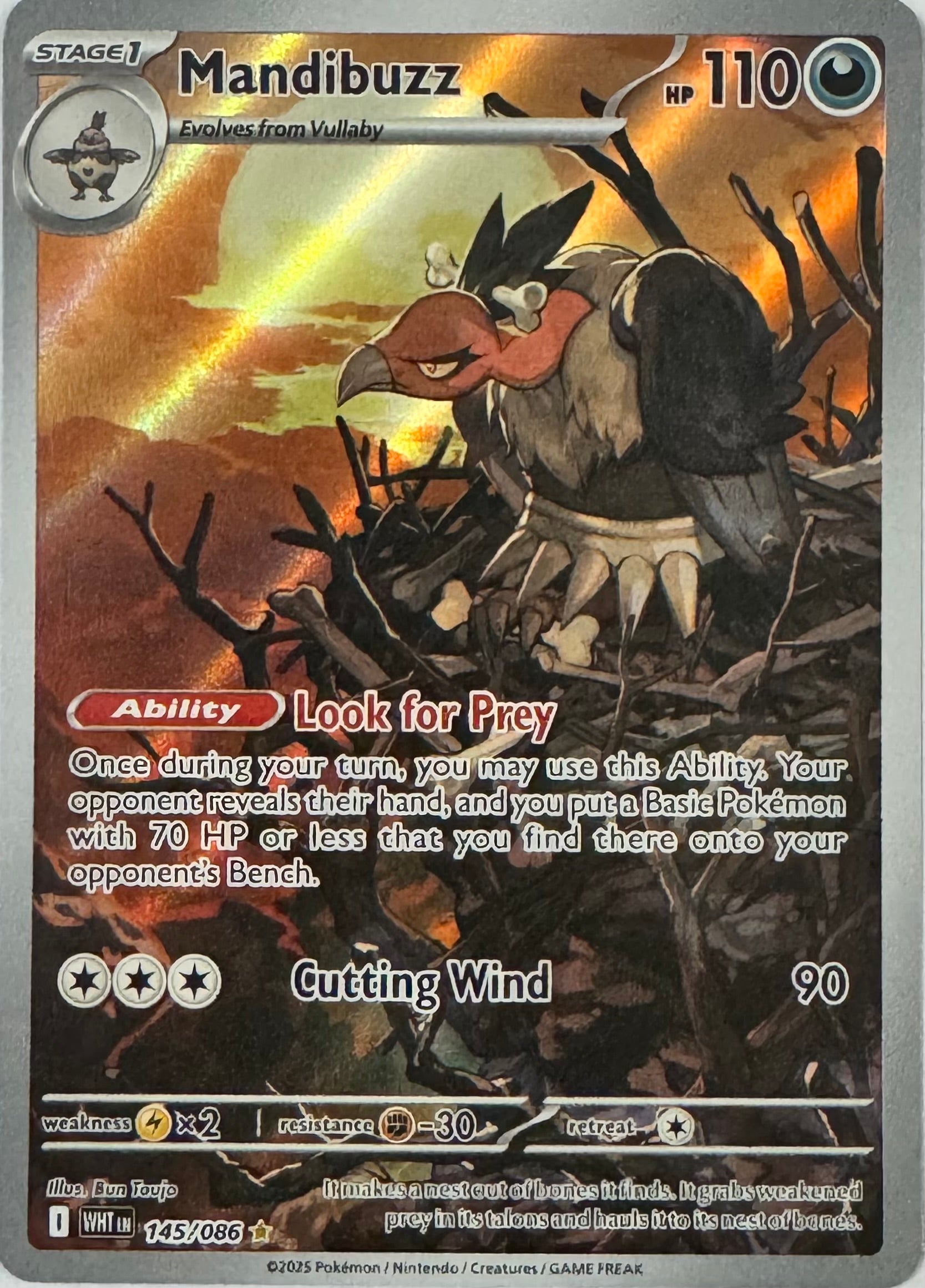 Pokemon Tcg Mandibuzz 145/086