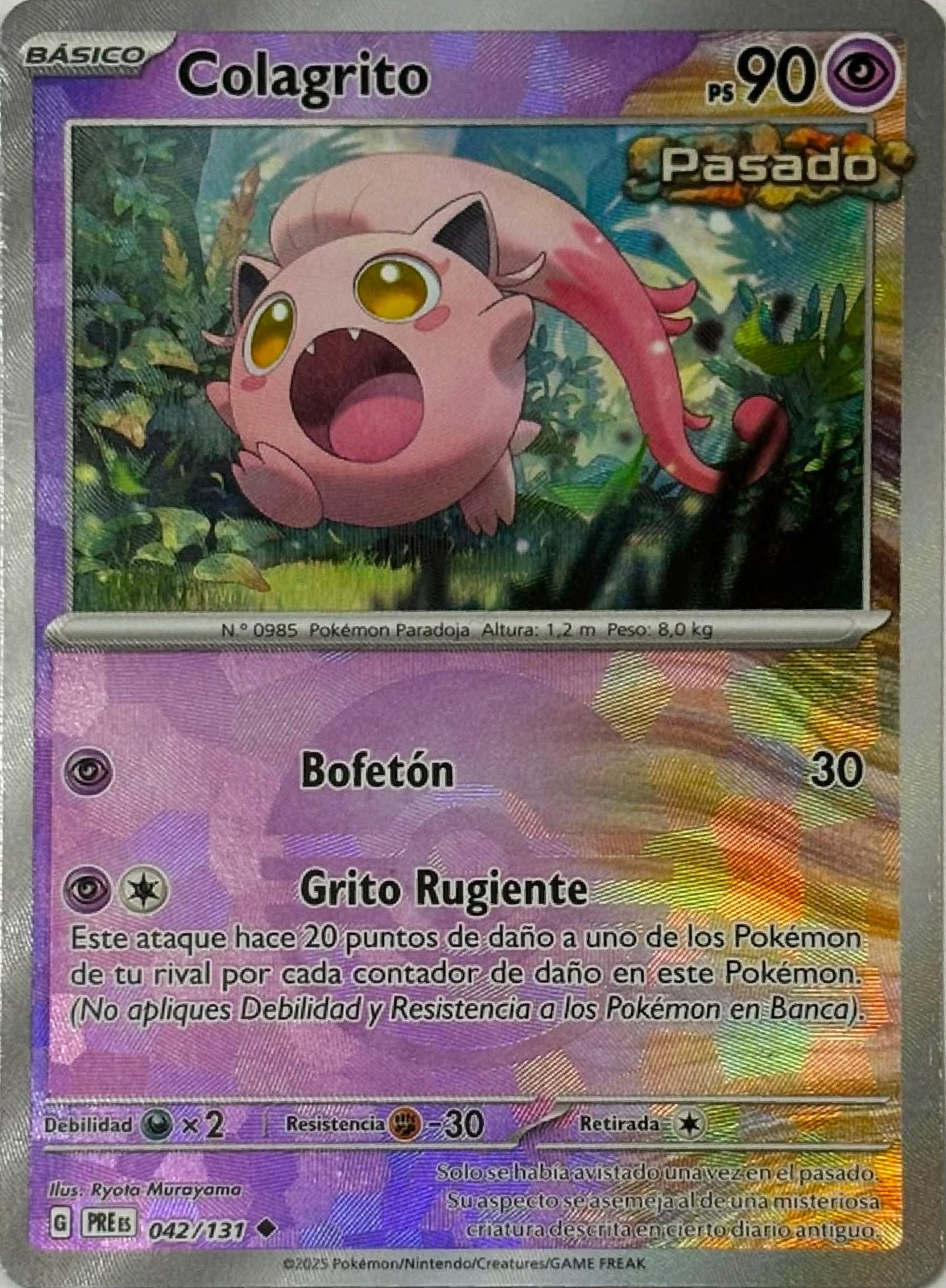 Pokemon Tcg Colagrito 042/131 (Poke ball) Español