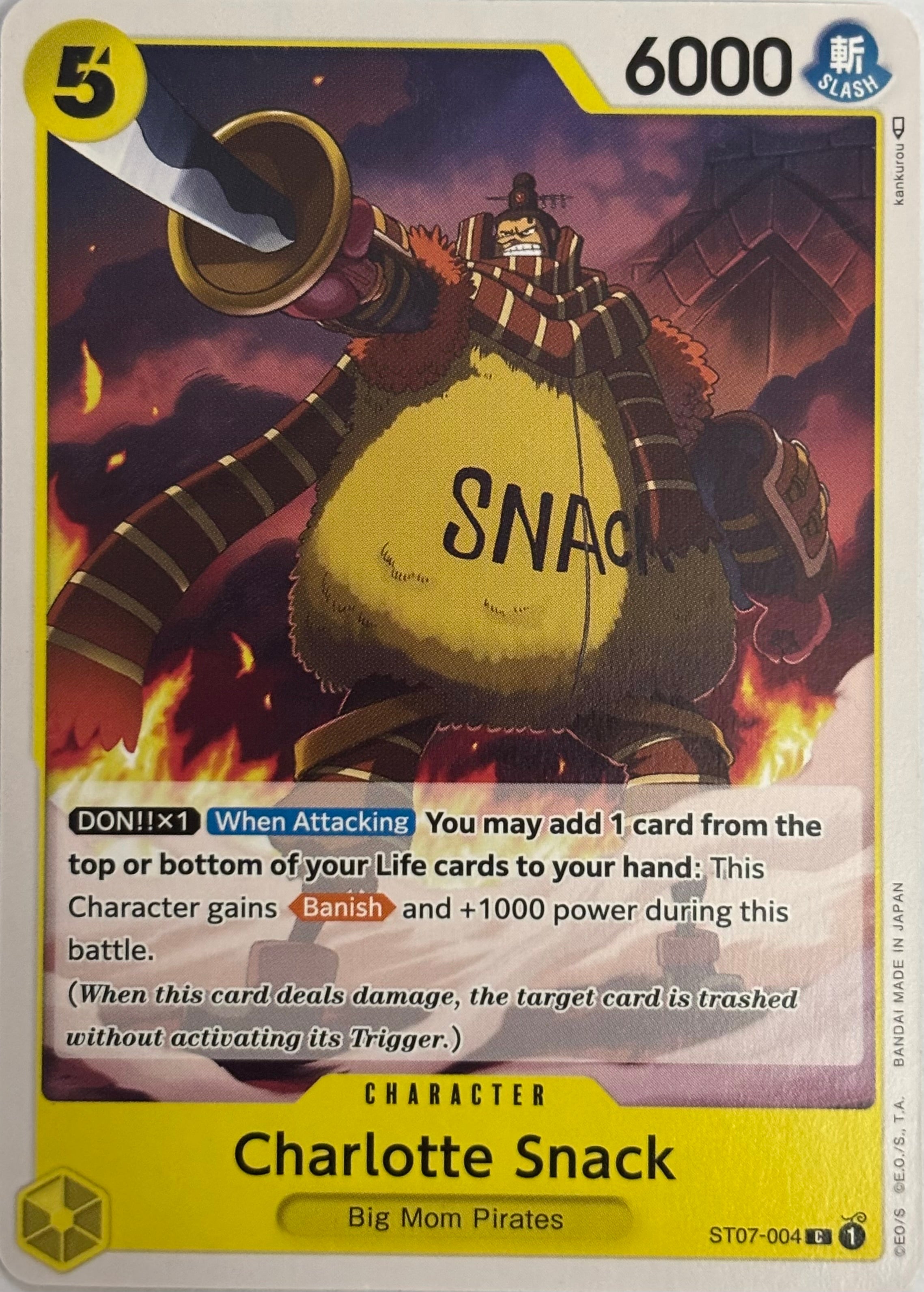 One Piece Tcg Charlotte Snack St07-004