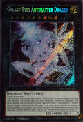 Yugioh! Galaxy-Etes Antimatter Dragon Mamo-en124 1st edition Secret rare