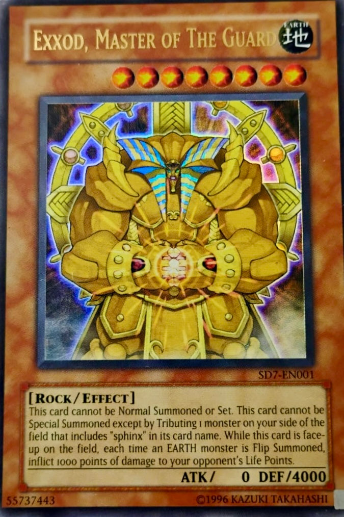 Yugioh! Exxod, Master Of The Guard Sd2-en001 Ultra Rara