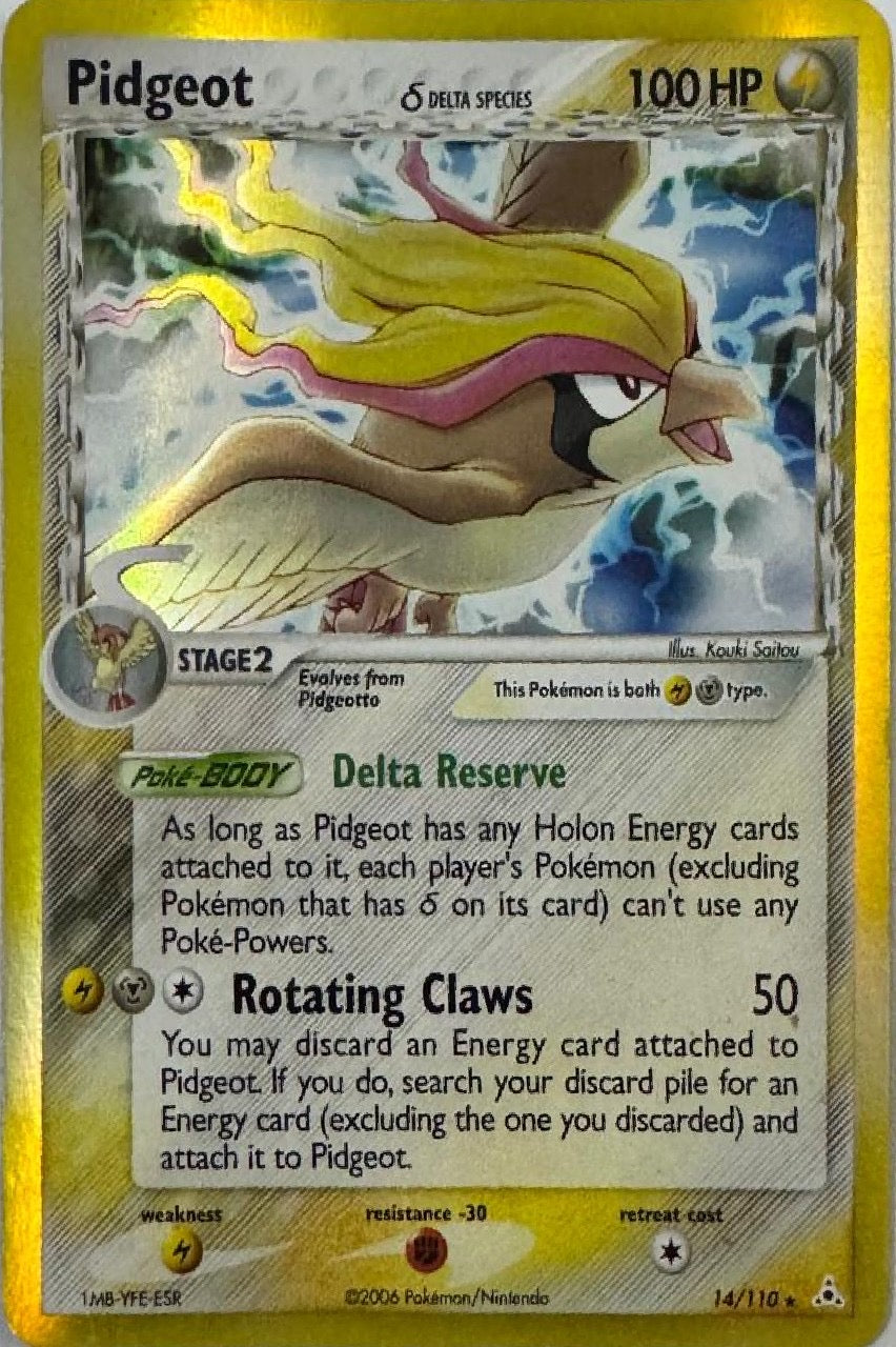 Pokemon Tcg Pidgeot 14/110 holo