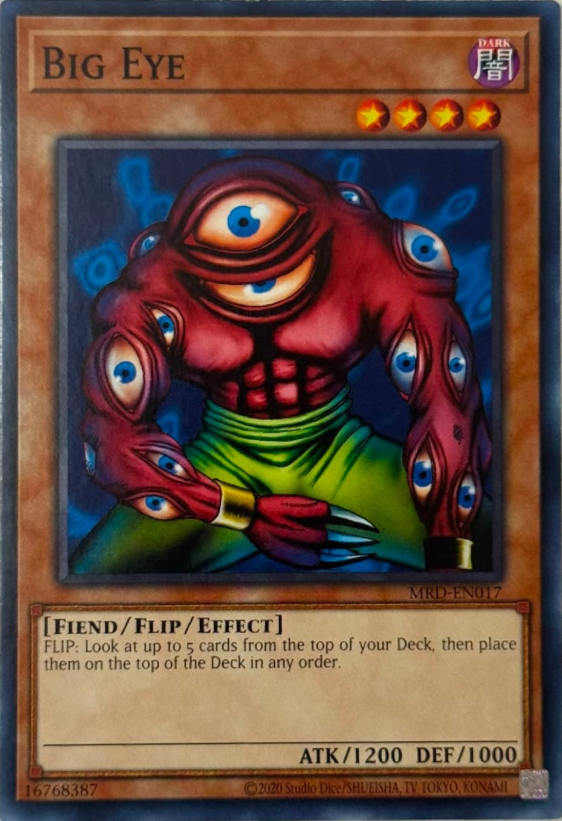 Yugioh! Big Eye Mrd-en017