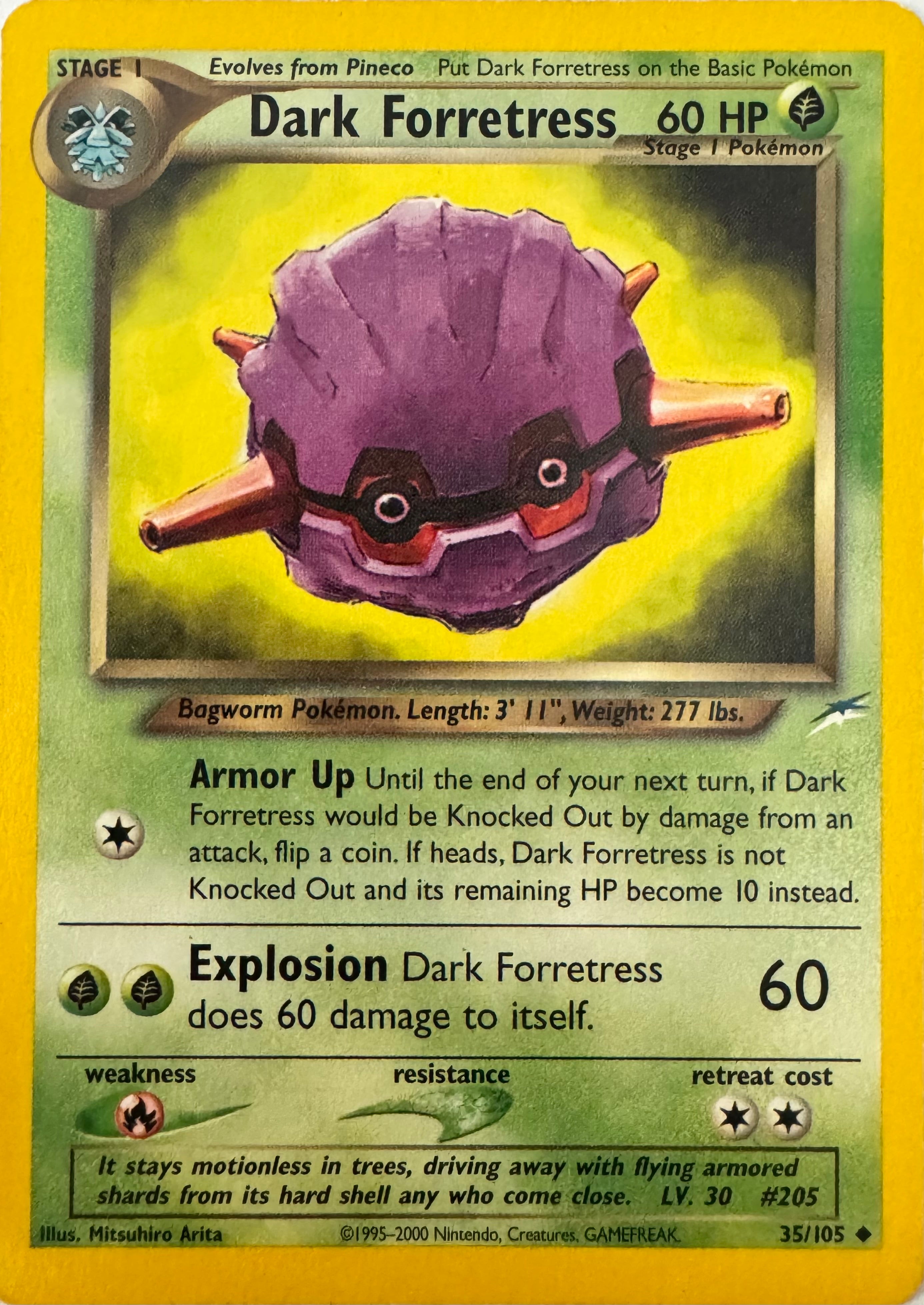 Pokemon Tcg Dark Forretress 35/105