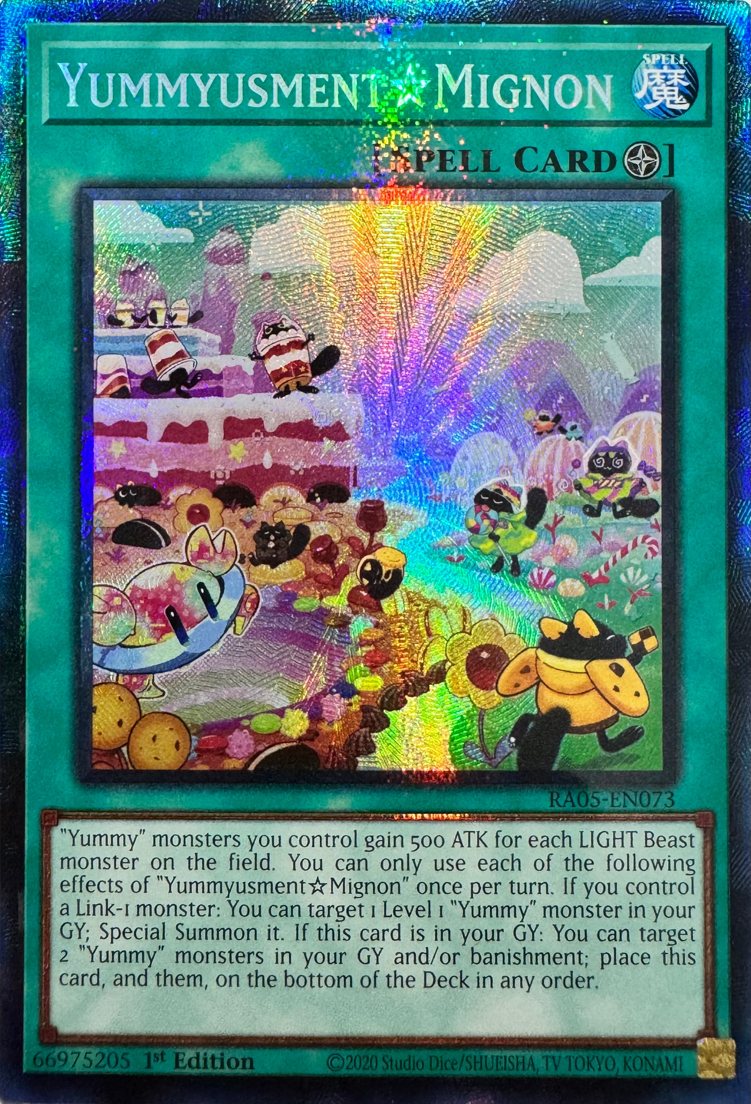 Yugioh! YummyusmentMignon Ra05-en073 1st Edition Collector