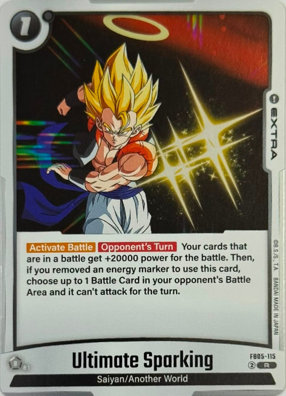 Dragon Ball Tcg Ultimate Sparking Fb05-115 foil