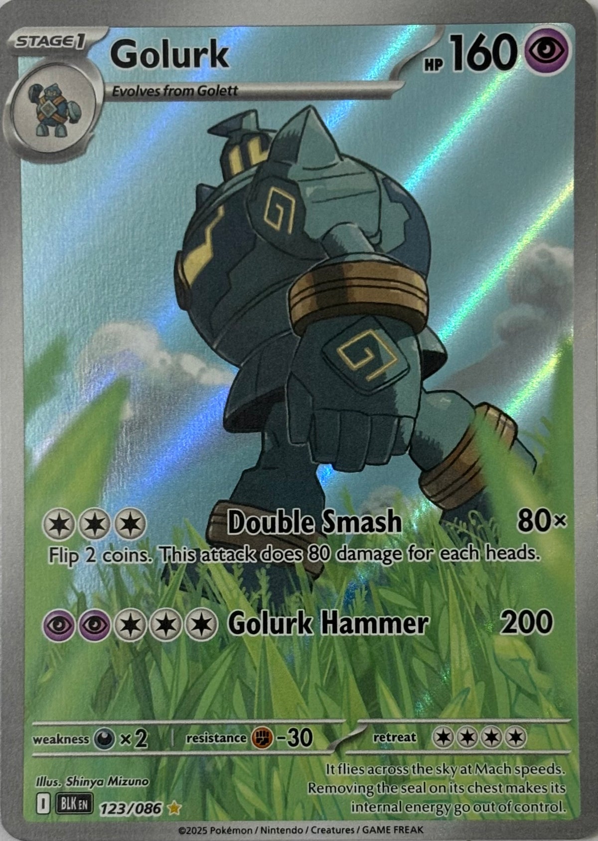 Pokemon Tcg Golurk 123/086