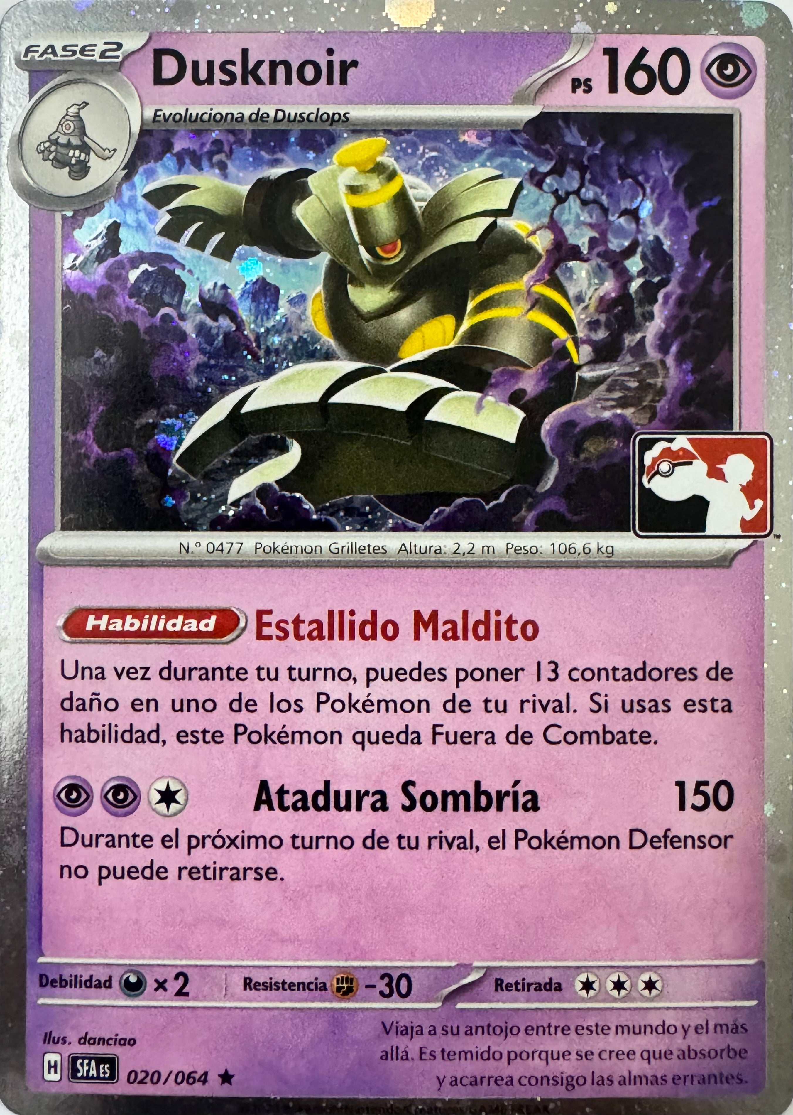 Pokemon Tcg Dusknoir 020/064 (Liga)(Español)