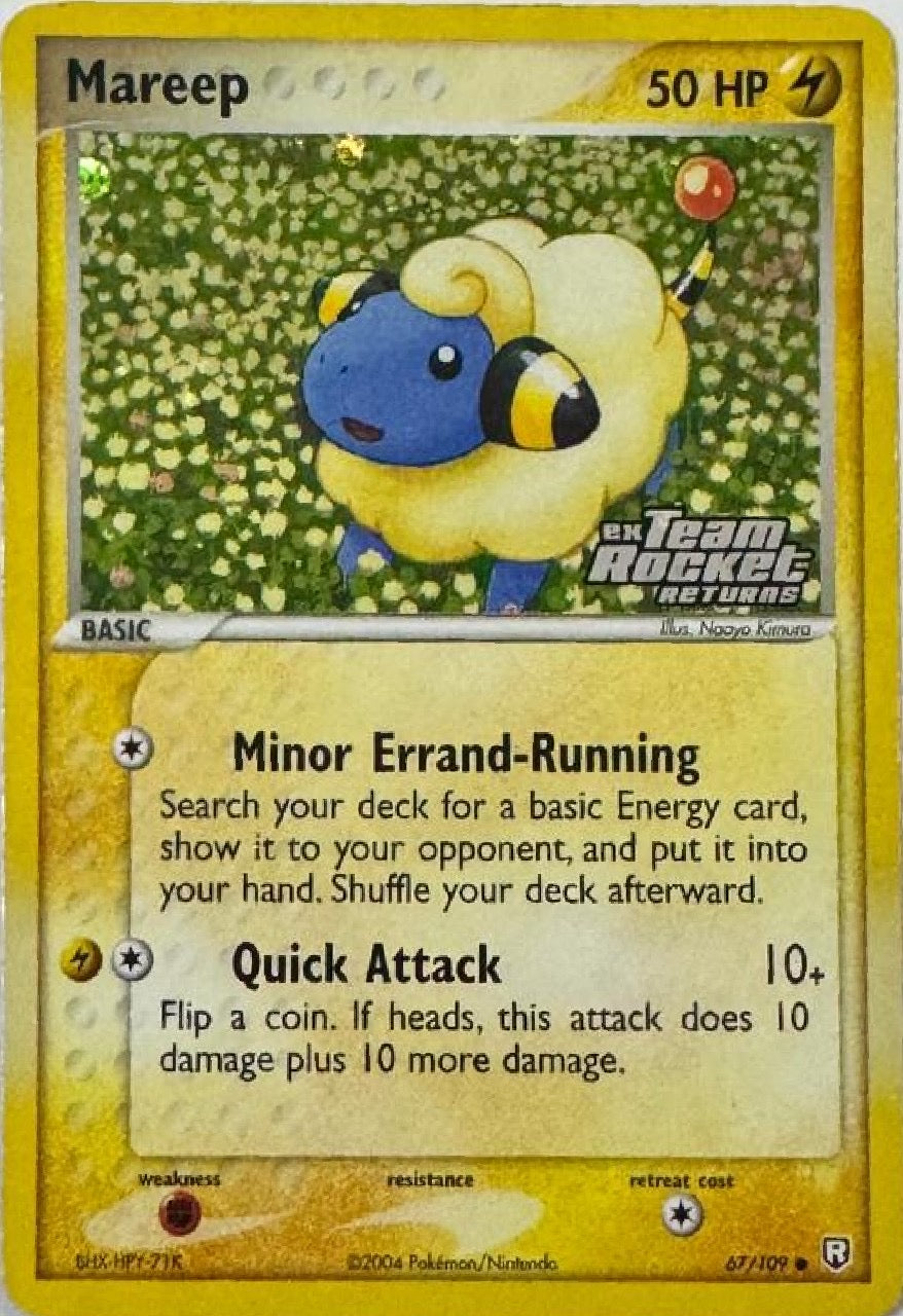 Pokemon Tcg Mareep 67/109 holo