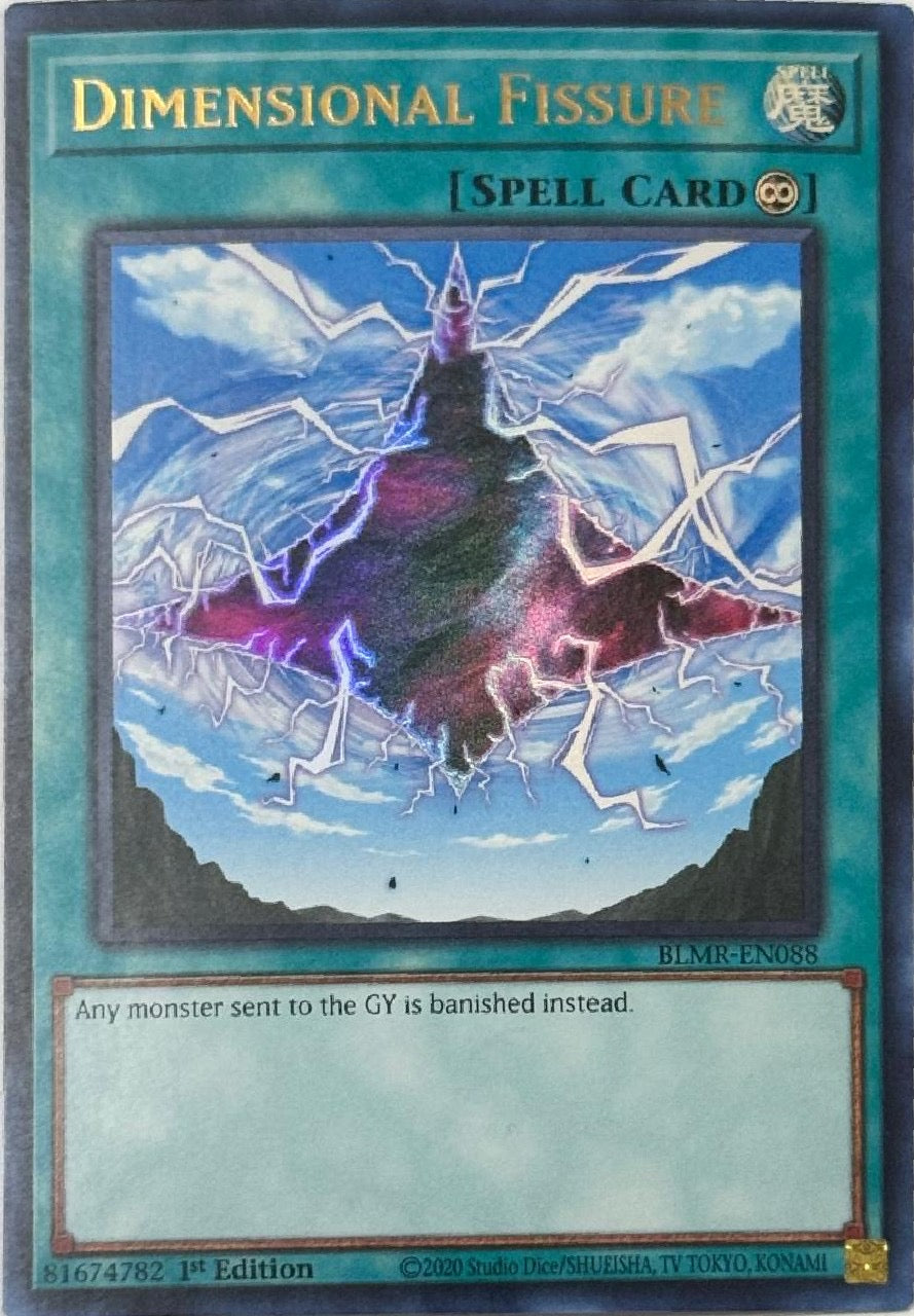 Yugioh! Dimensional Fissure BLMR-EN088 1st Edition Ultra