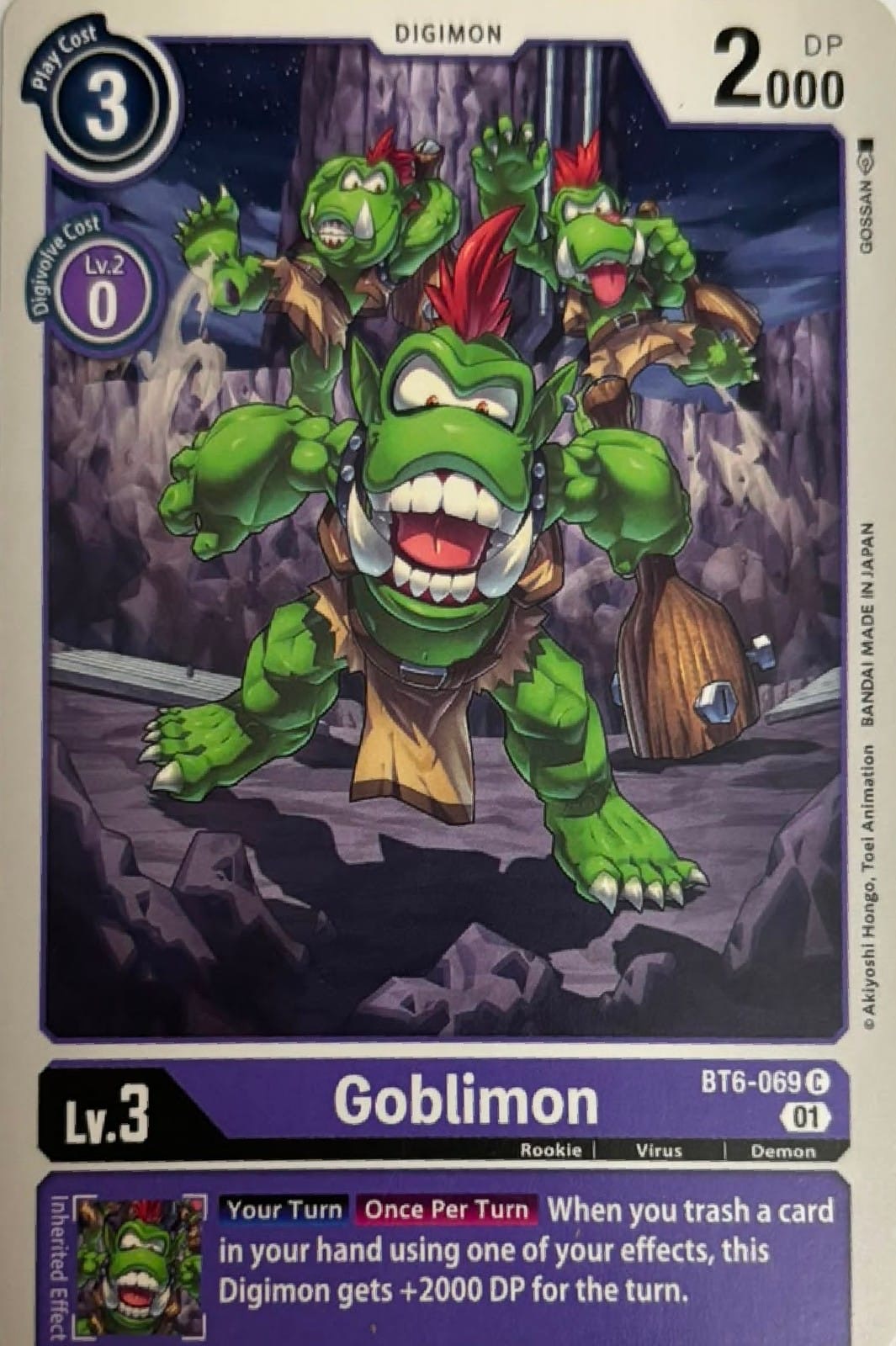 Digimon Tcg Goblimon Bt6-069