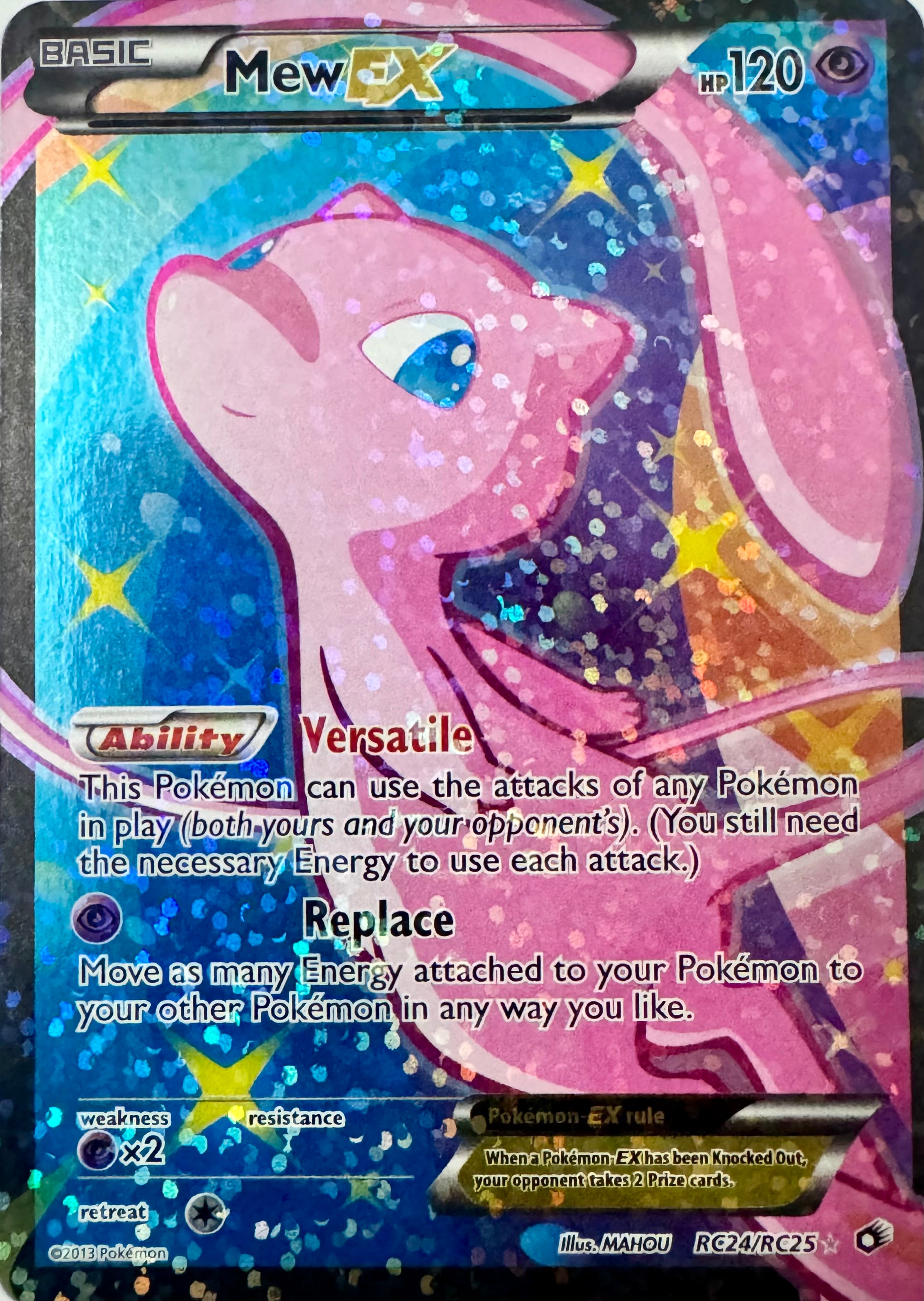 Pokémon tcg Mew Ex Rc24/rc25