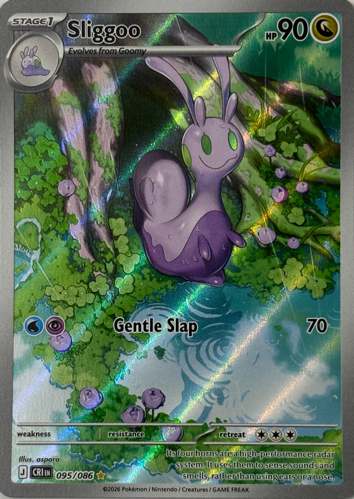 Pokemon Tcg Sliggoo 095/086 Illustration