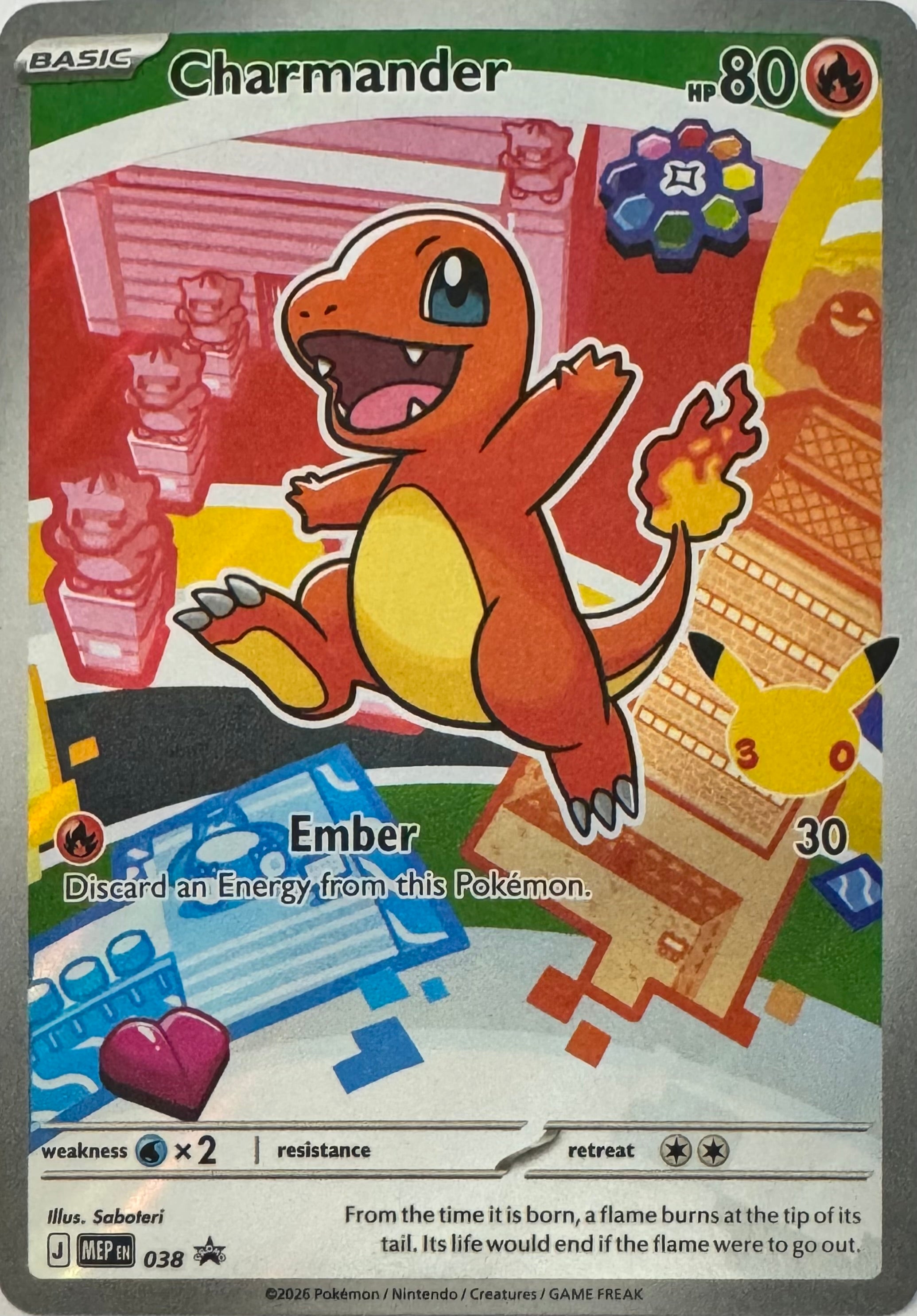 Pokemon Tcg Charmander 038 Promo