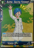Dragon Ball Tcg Bulma, Saying Farewell Bt7-033