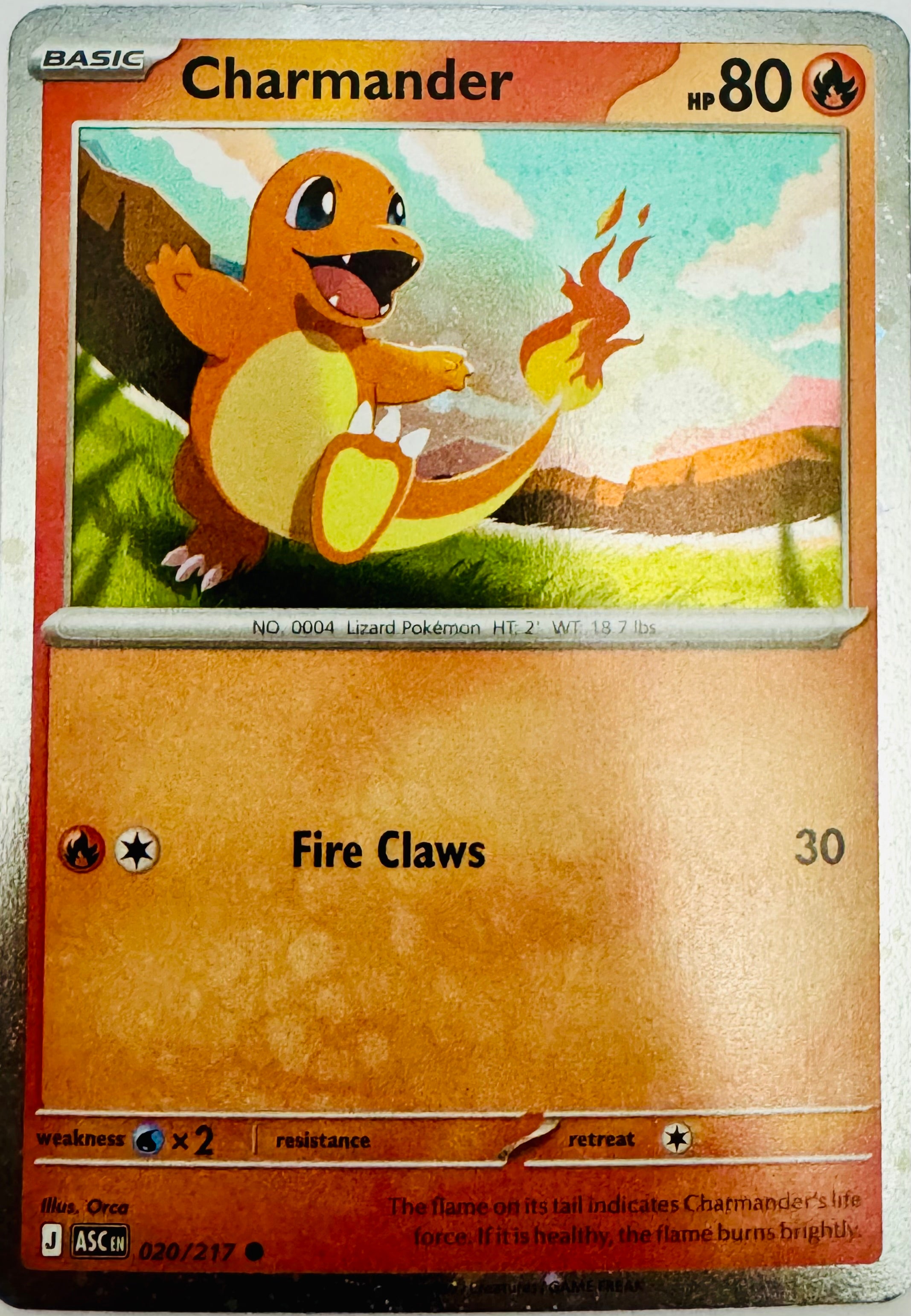 Pokémon Tcg Charmander 020/210 Holo Cosmos