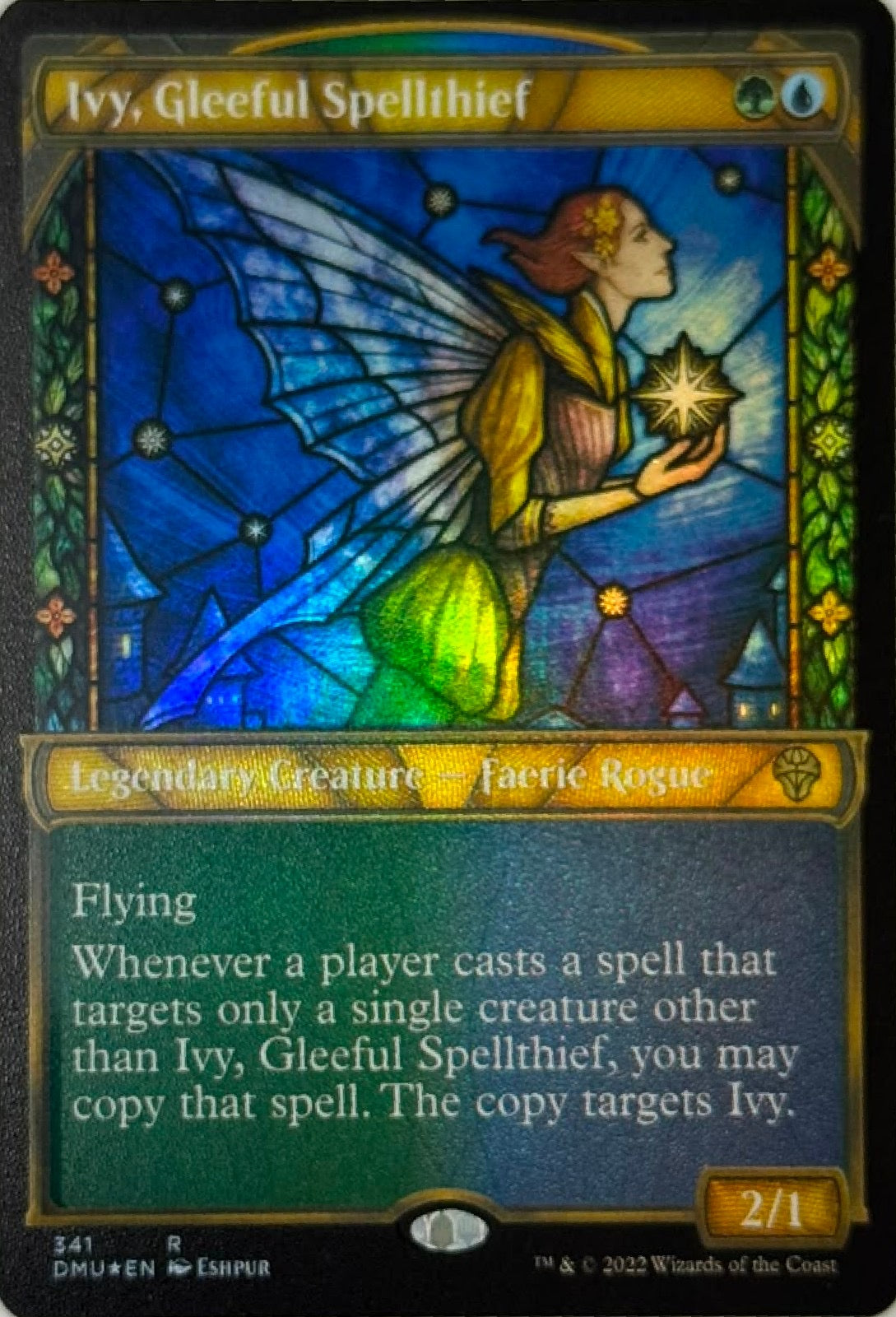 Magic Tcg Ivy, Gleeful Spellthief 341 (Borderless)