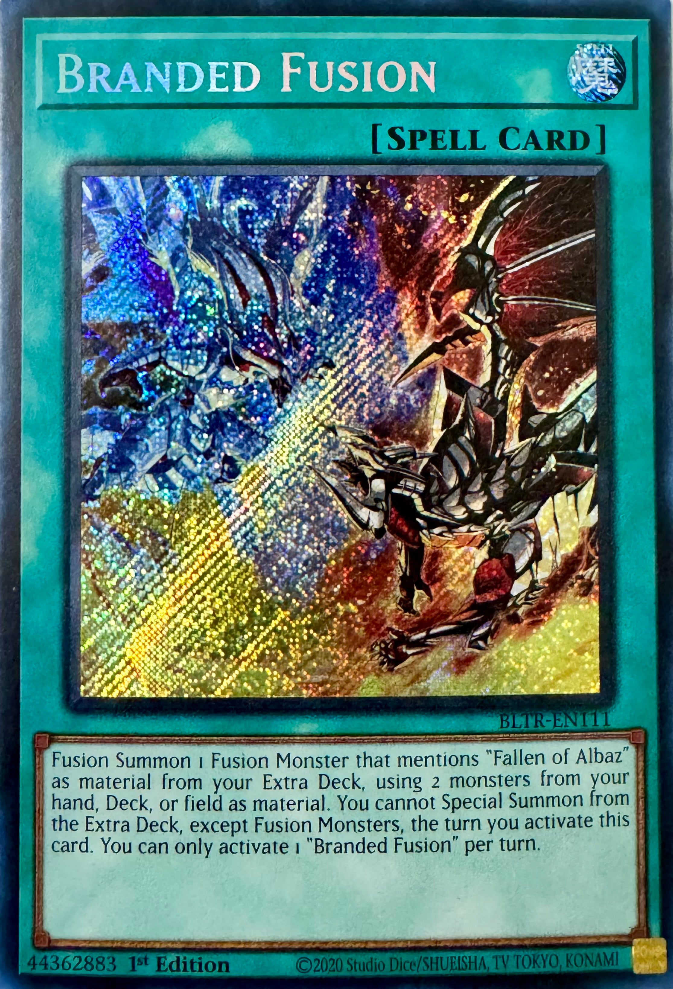 Yugioh! Branded Fusion Bltr-en111 Secret Rare