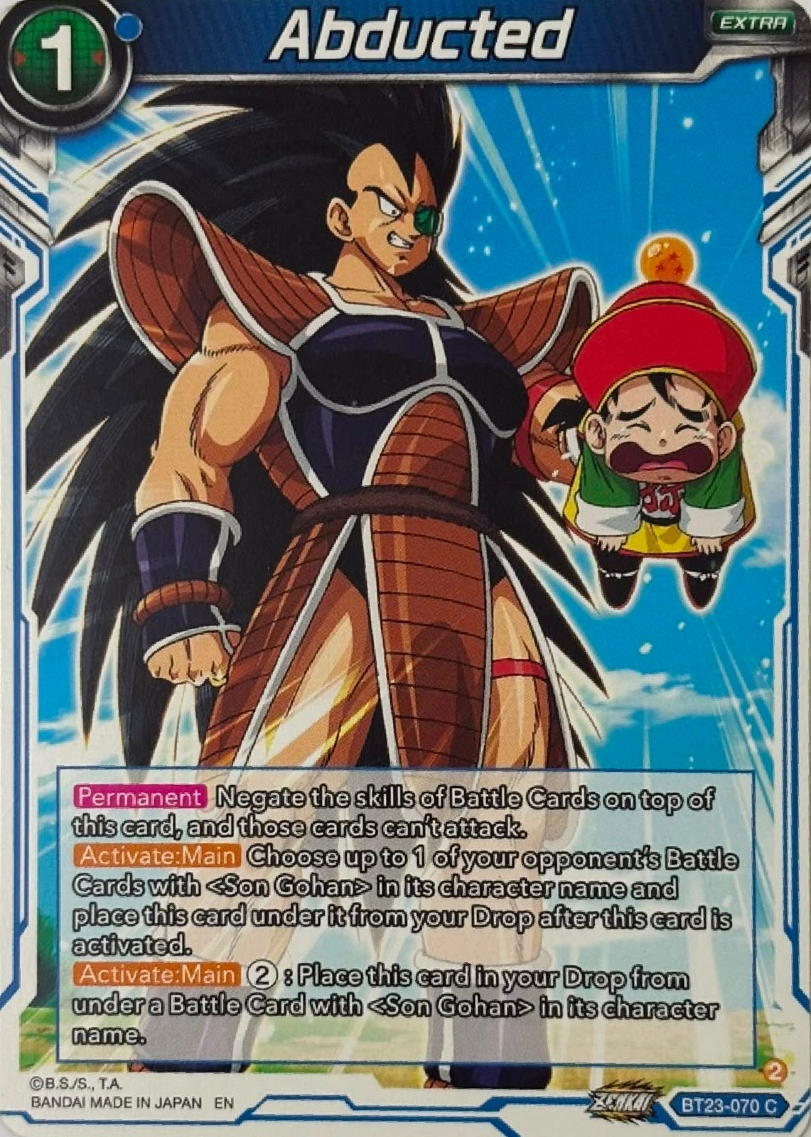 Dragon Ball Tcg Abducted Bt23-070
