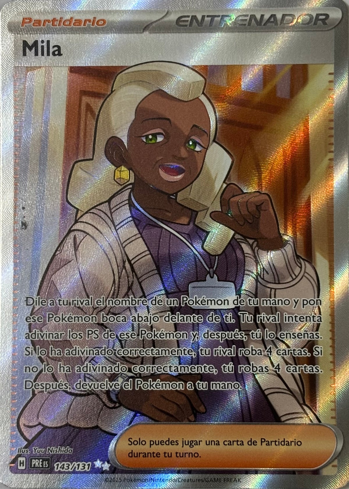 Pokemon Tcg Mila 143/131 Full Art (Español)