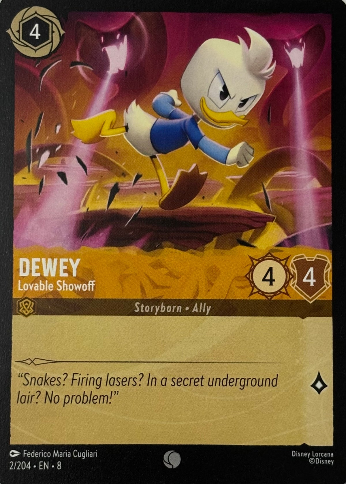 Disney Lorcana Dewey 2/204