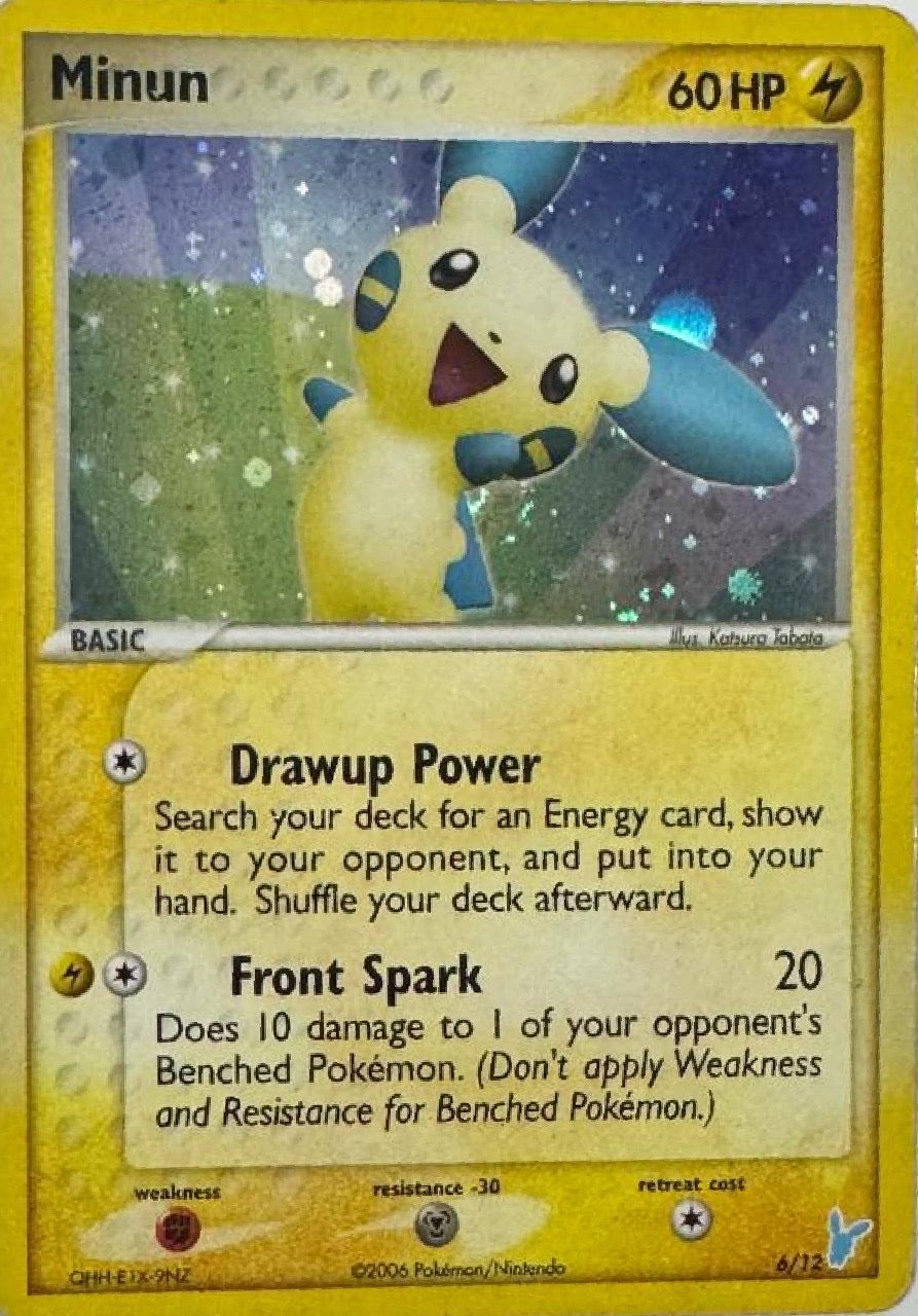 Pokemon Tcg Minun 6/12 holo