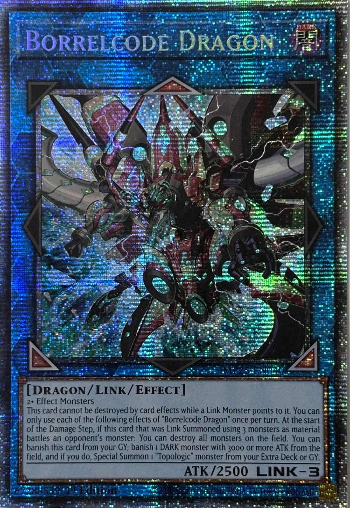 Yugioh! Borrelcode Dragon Mp25-en040 1st edition Starlight rare