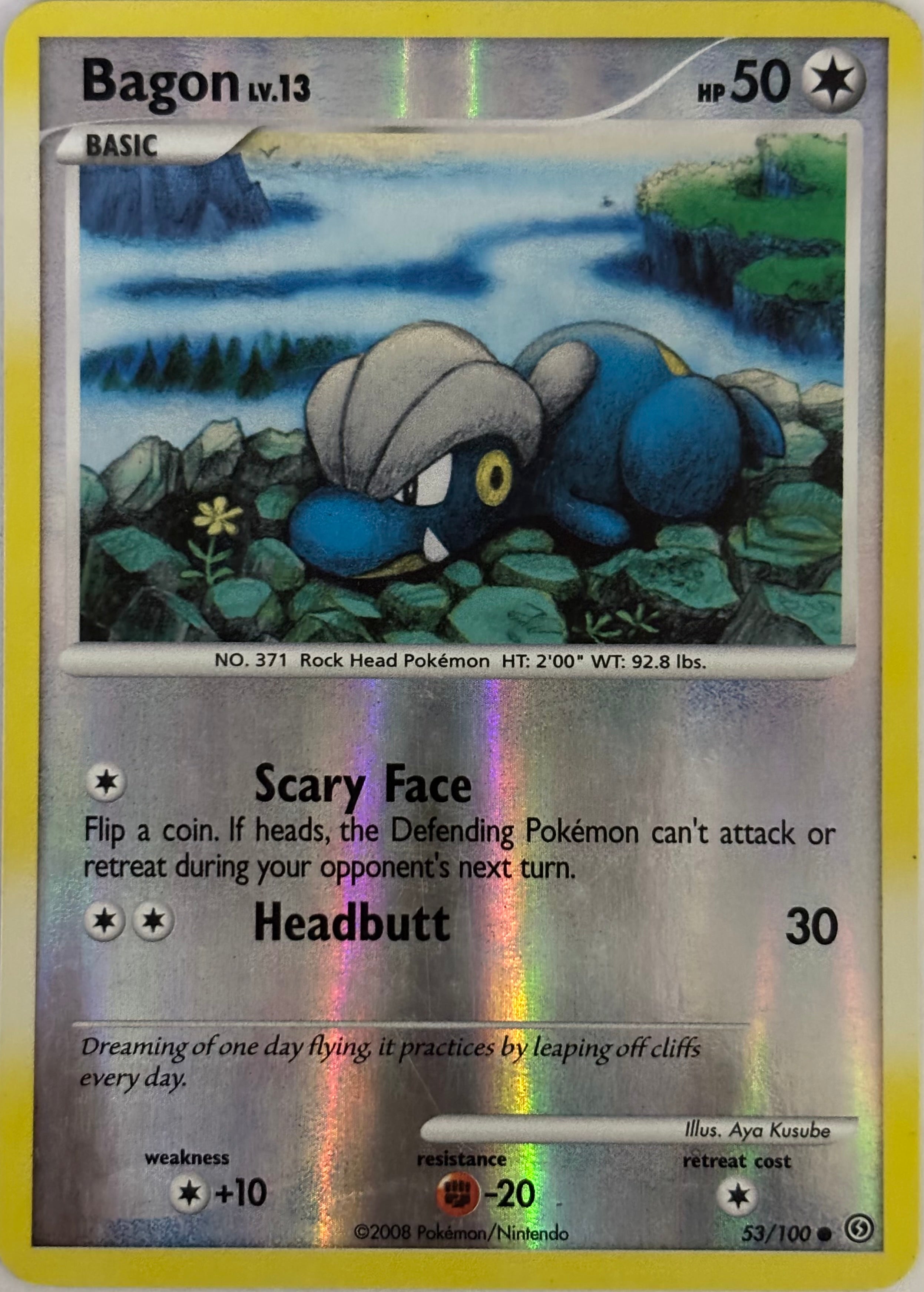 Pokemon Tcg Bagon 53/100 Reverse