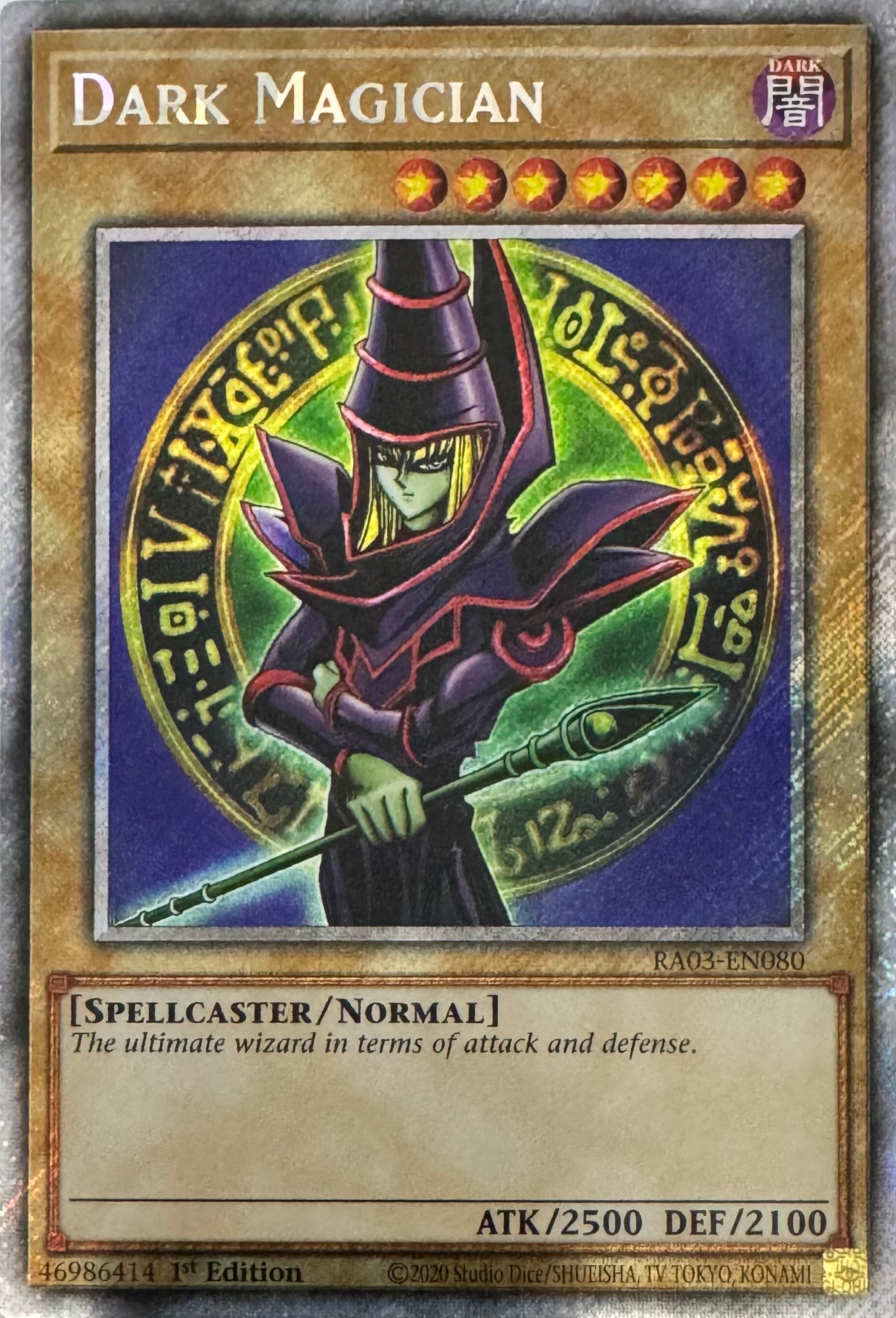 Yugioh! Dark Magician Ra03-en080 Platinum Rare 1st Edition