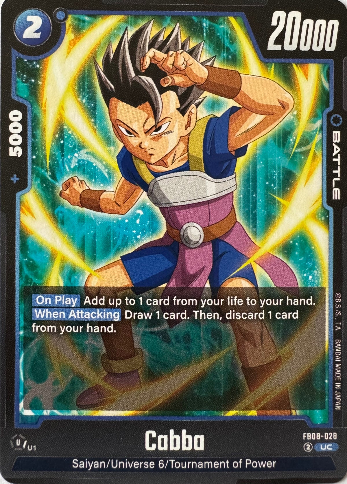 Dragon Ball Tcg Cabba Fb08-028