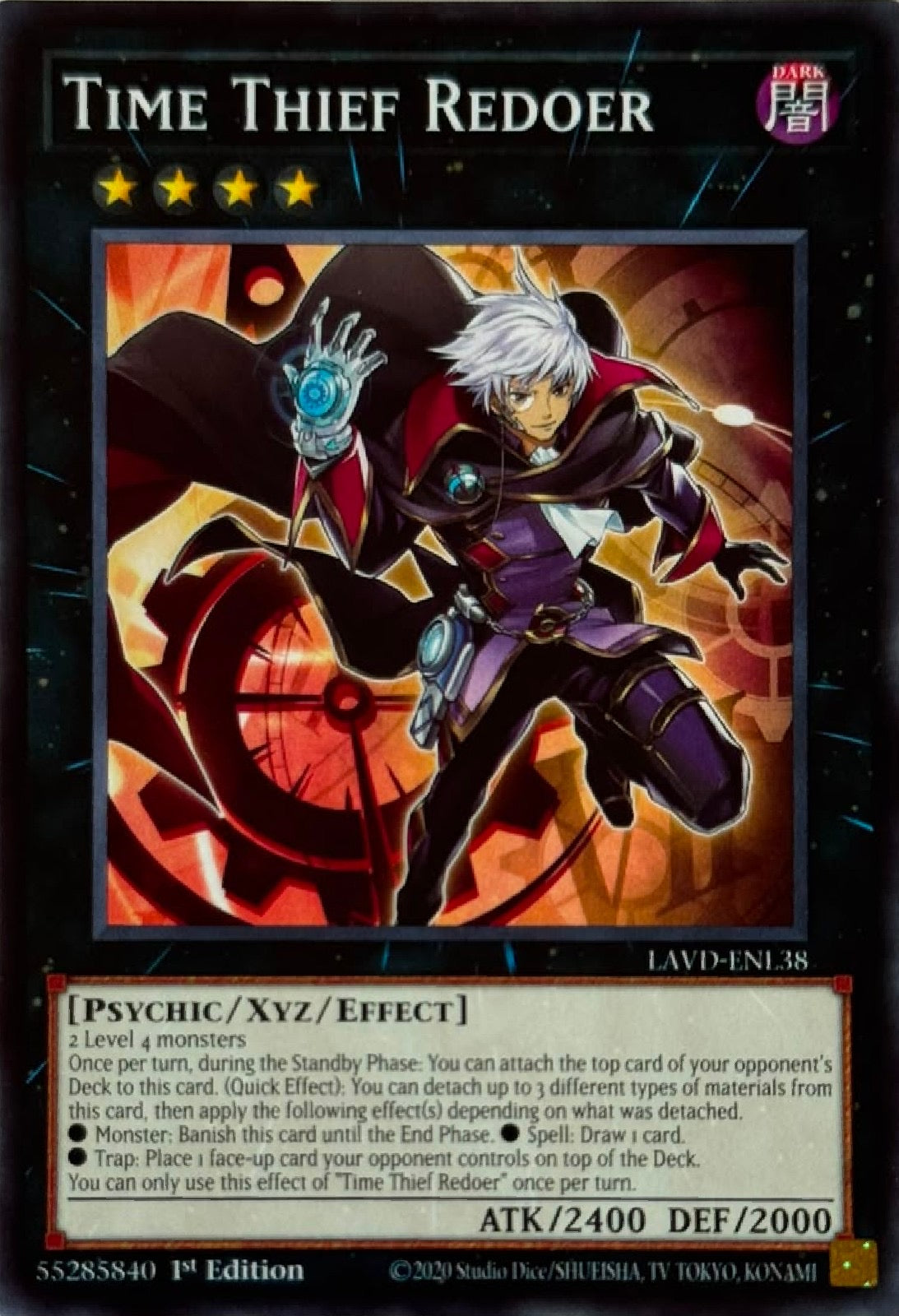 Yugioh! Time Thief Redoer Lavd-enl38 1st edition