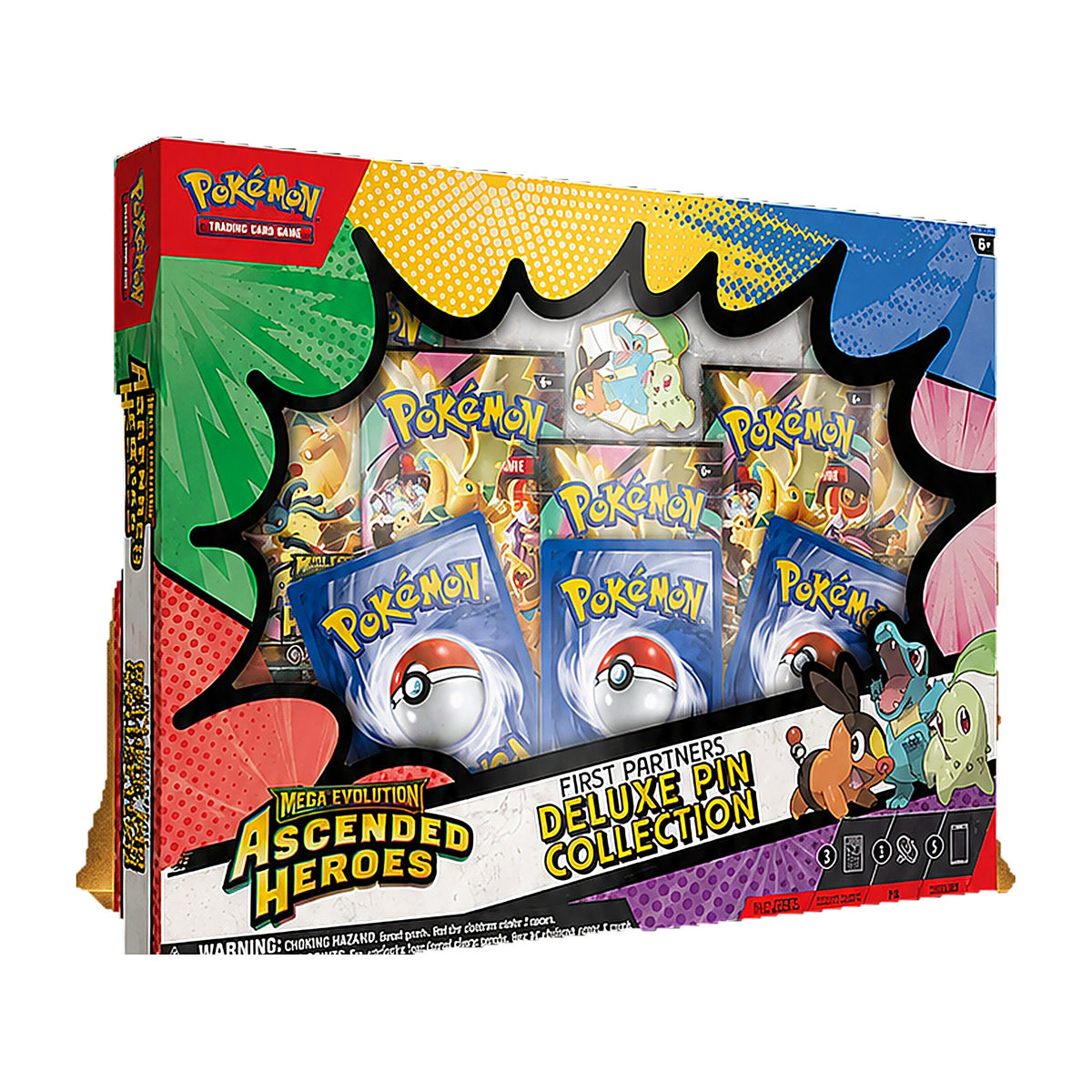 Pokemon Ascended Heroes First Partners Deluxe Pin Collection sellado