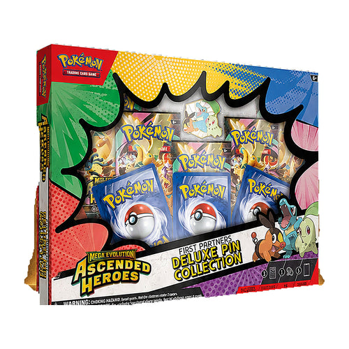 Pokemon Ascended Heroes First Partners Deluxe Pin Collection sellado
