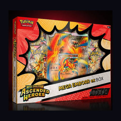 Ascended Heroes - Mega Emboar ex Box sellado (Pokémon TCG)