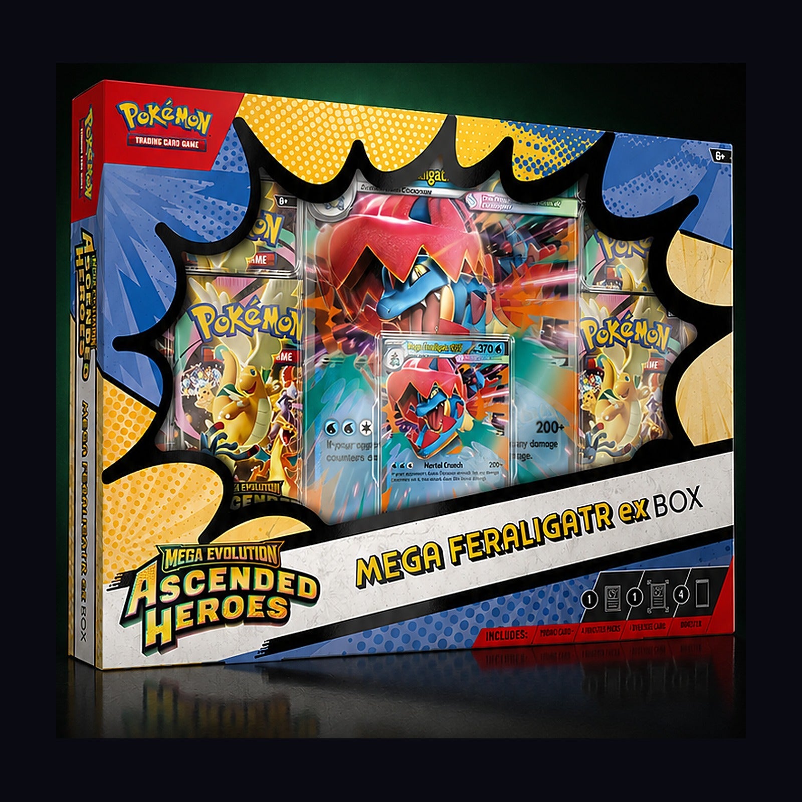 Ascended Heroes - Mega Feraligatr ex Box sellado (Pokémon TCG)